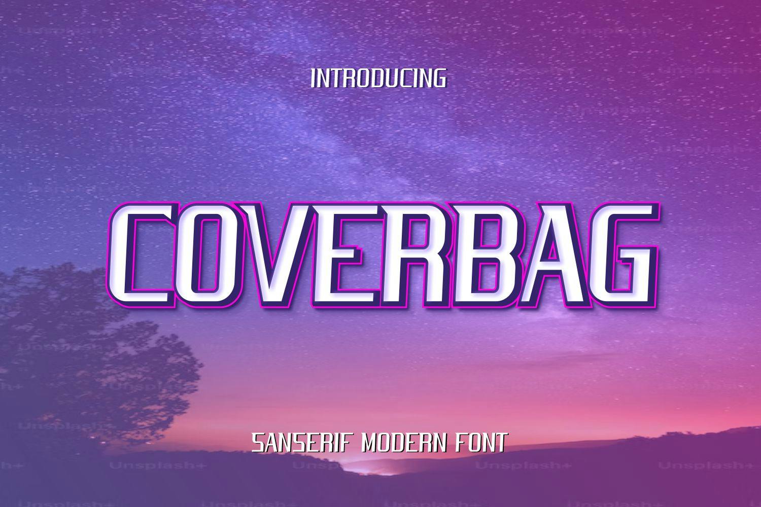Imagen de portada de Coverbag Font Serif (fuente)
