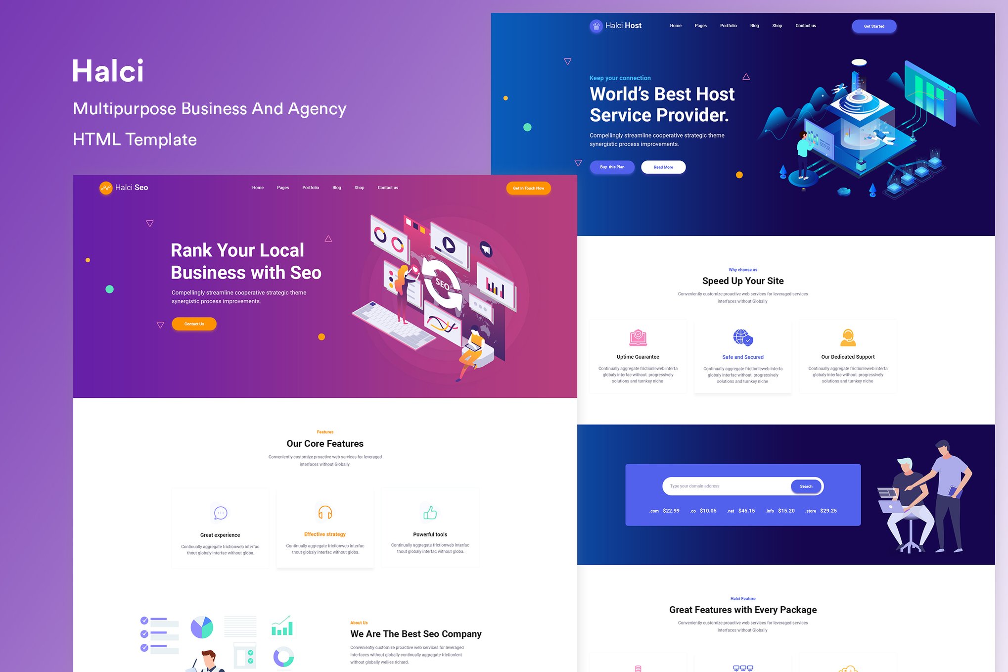 Imagen de portada de Creative HTML5 Template for Saas, Startup & Agency (plantilla web)