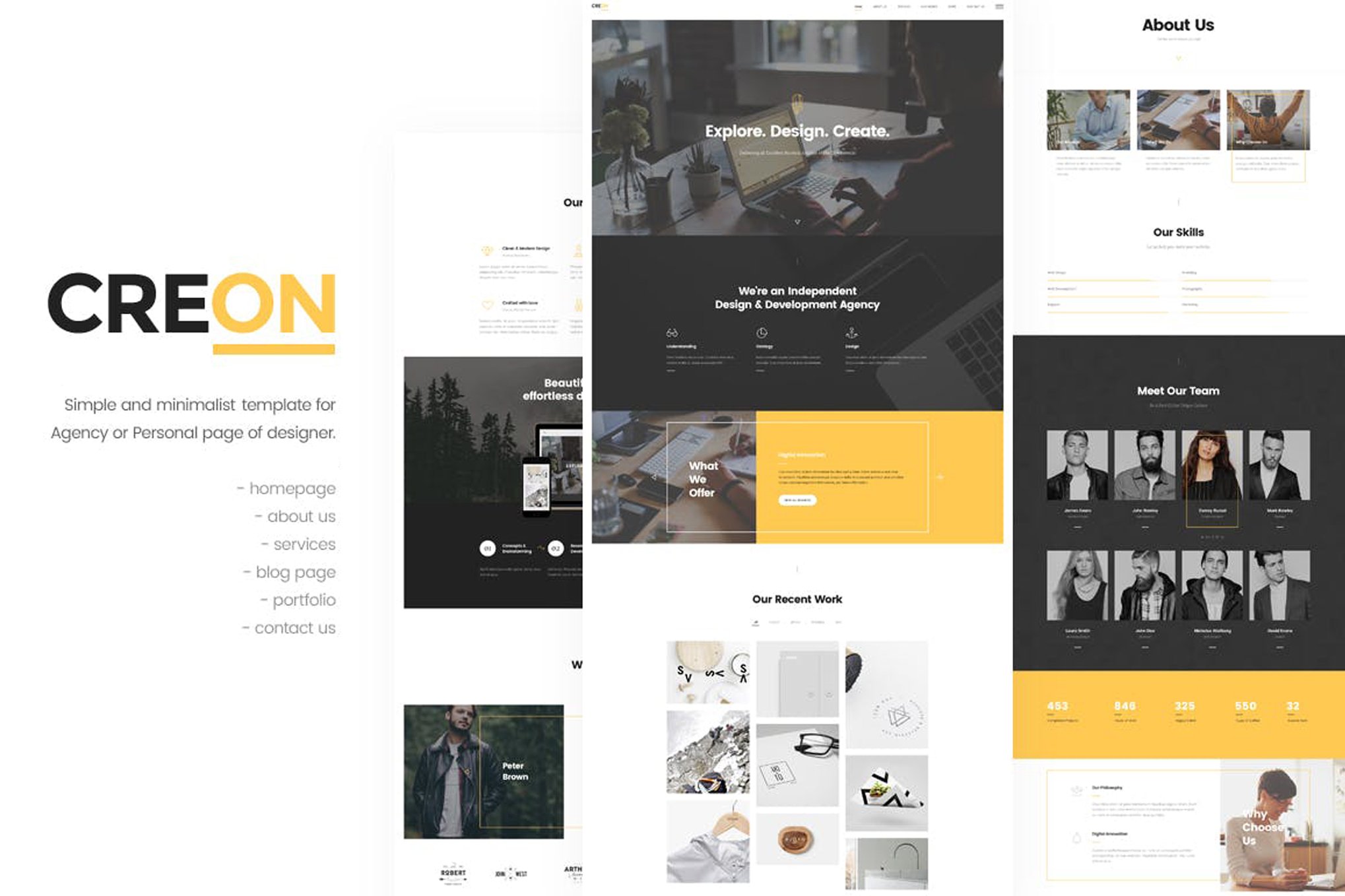 Imagen de portada de Creon - Business HTML Template (plantilla web)