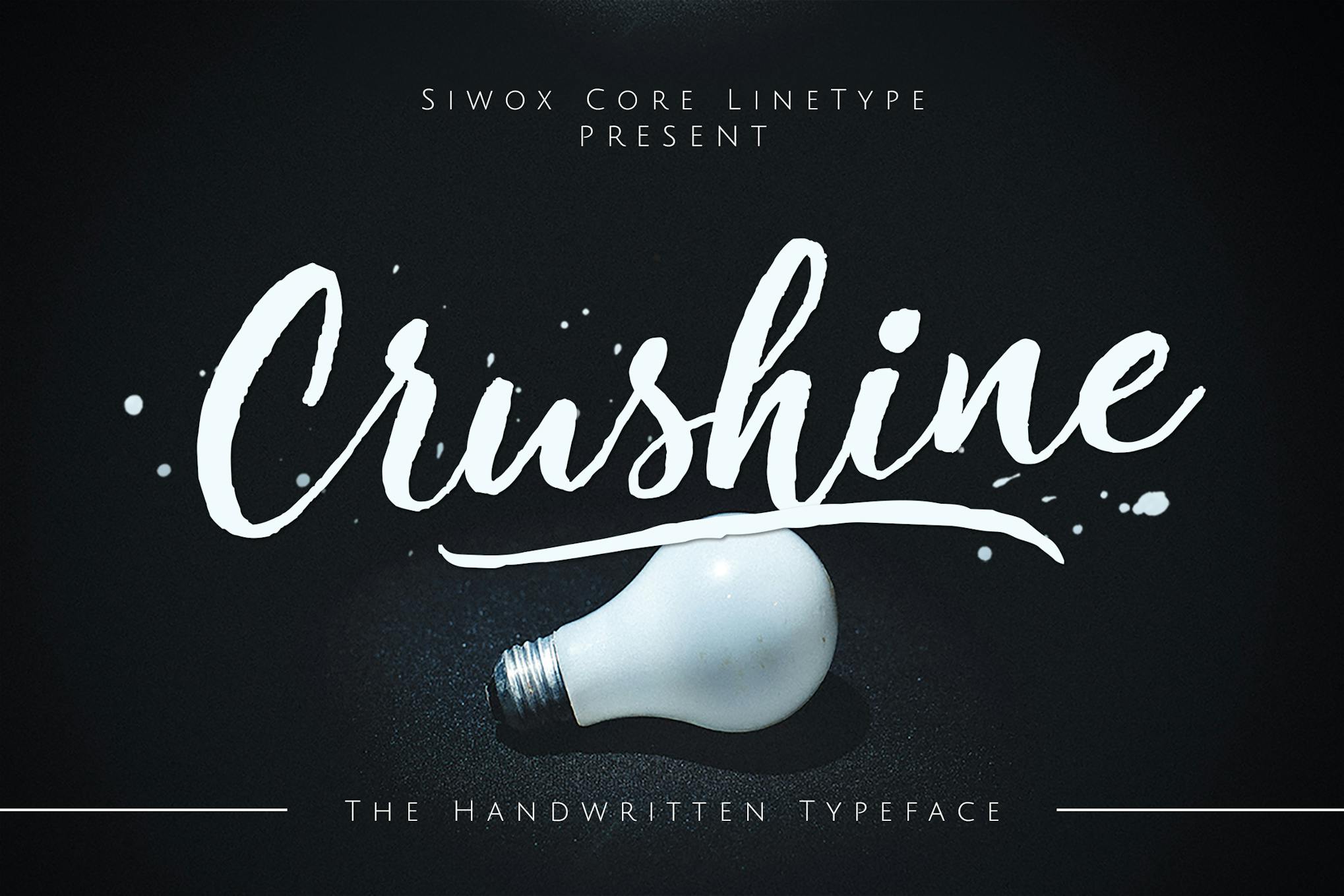 Imagen de portada de Crushine Wet Brush + Webfonts (fuente)