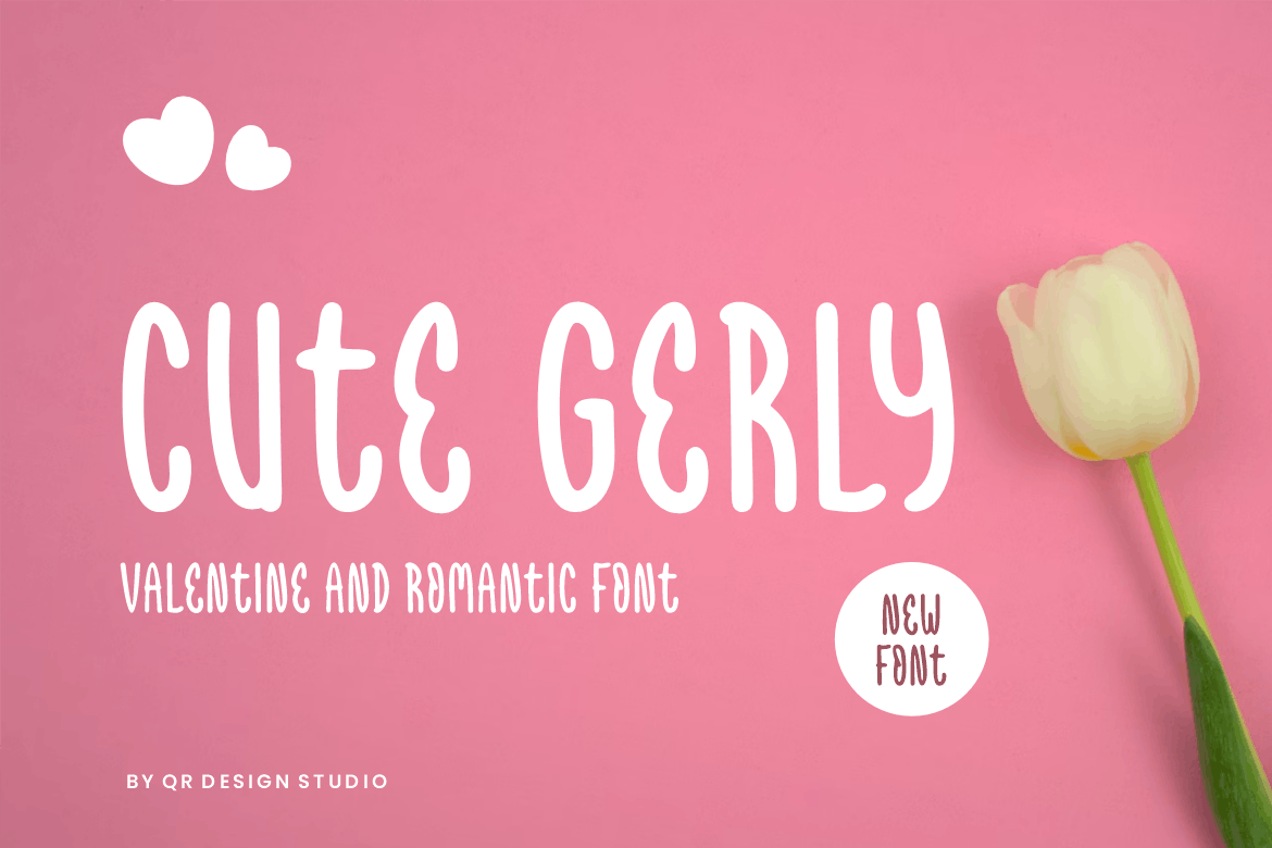Imagen de portada de Cute Gerly Font (fuente)