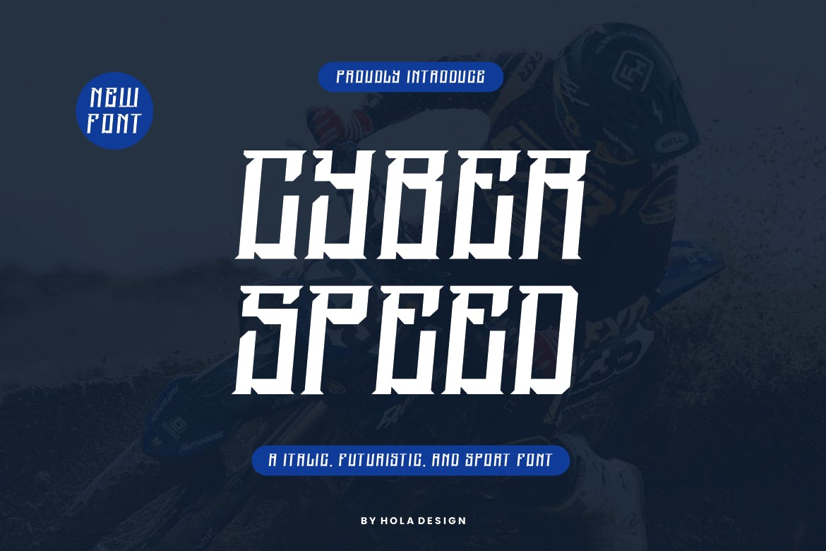 Imagen de portada de Cyber Speed Futuristic and Sport Font (fuente)