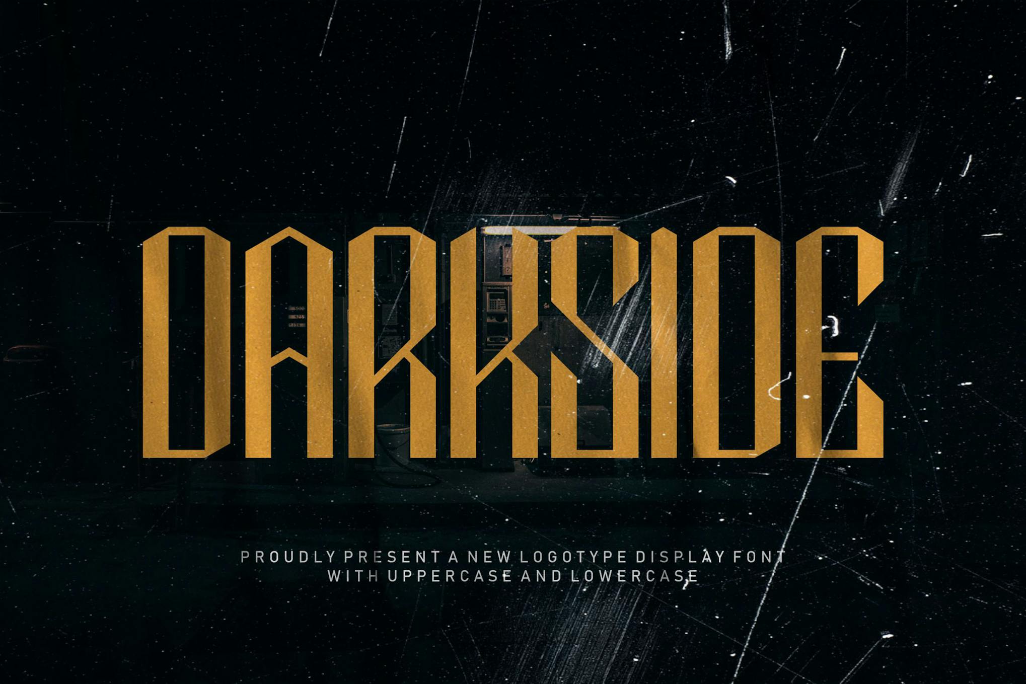 Imagen de portada de Darkside - Logotype Display Font (fuente)