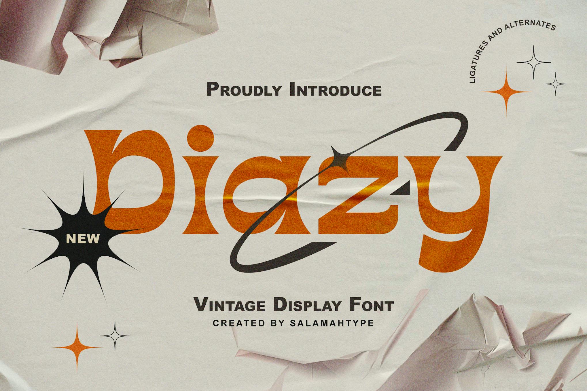 Imagen de portada de Diazy - Modern Vintage Font (fuente)