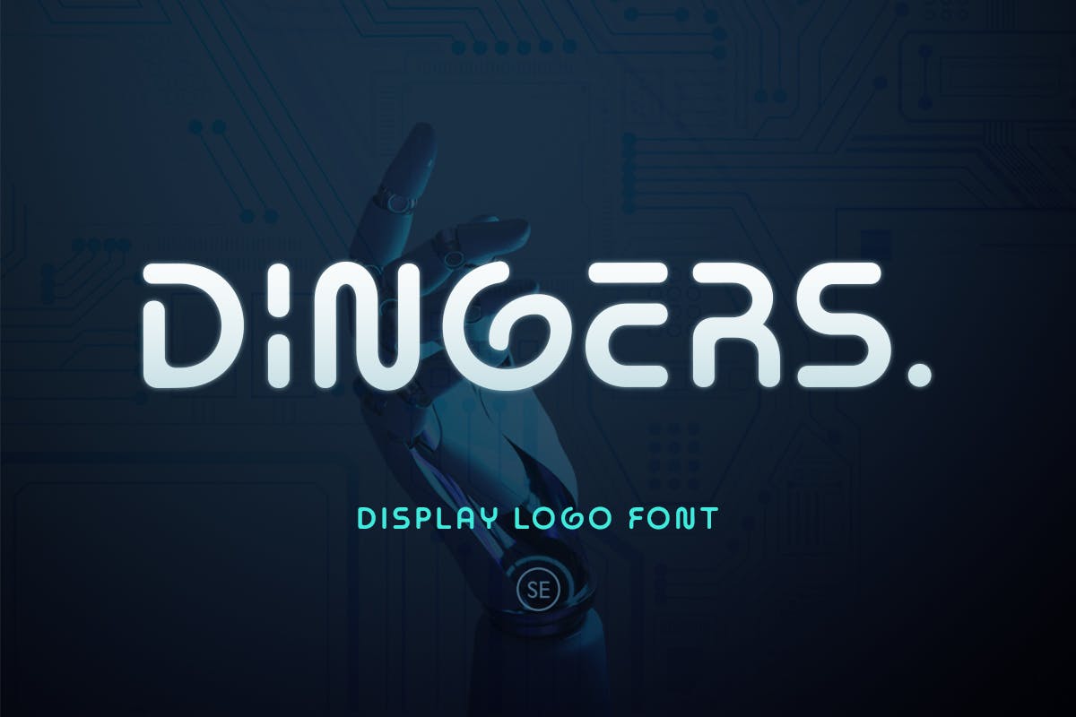 Imagen de portada de Dingers - Display Logo Font (fuente)