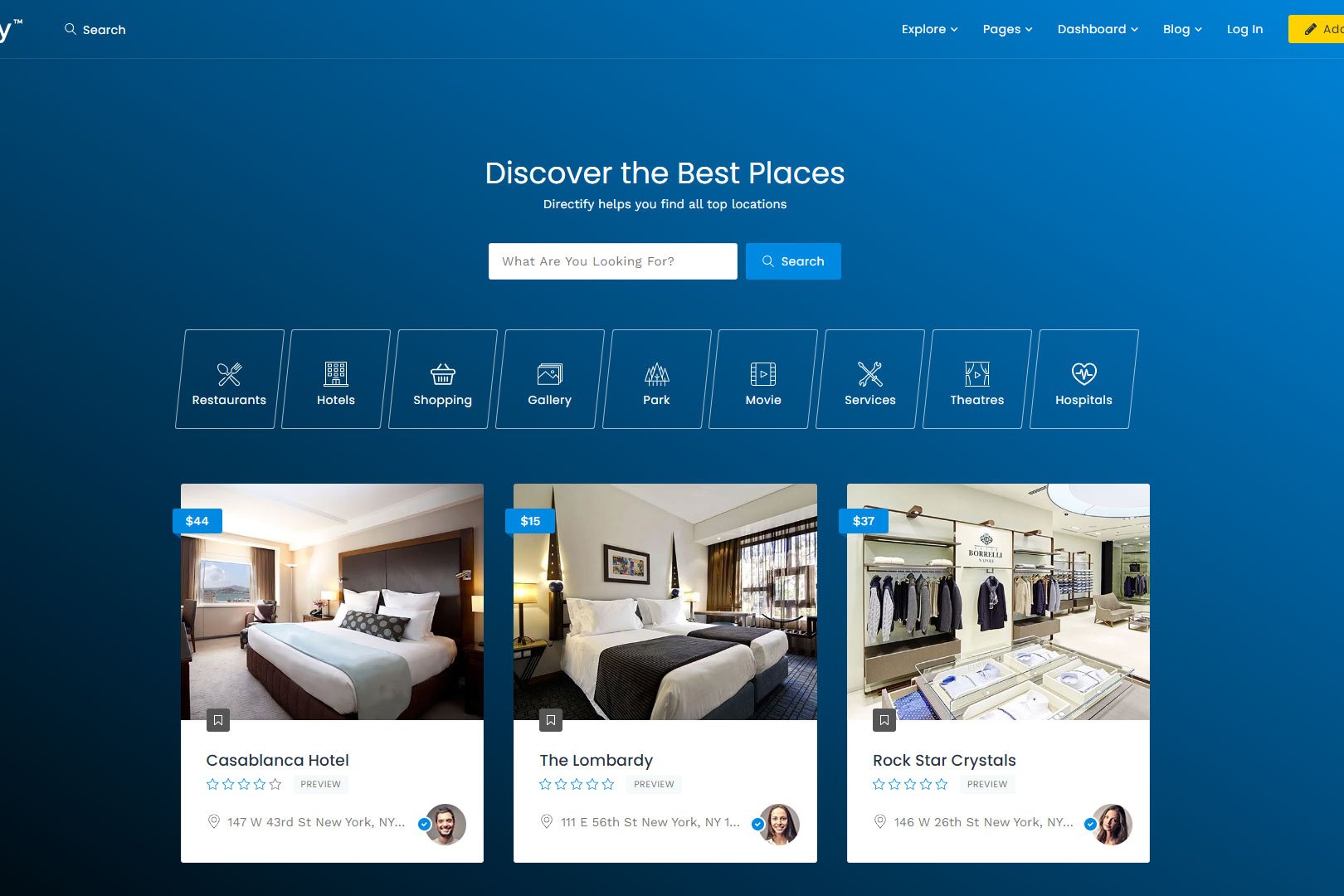 Imagen de portada de Directify | Directory HTML Template (plantilla web)