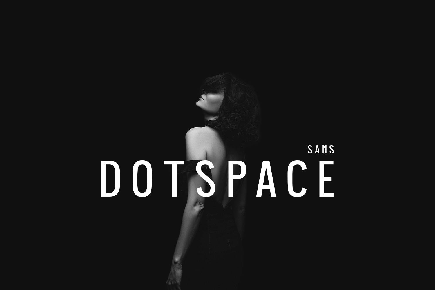 Imagen de portada de Dotspace Display Typeface (fuente)