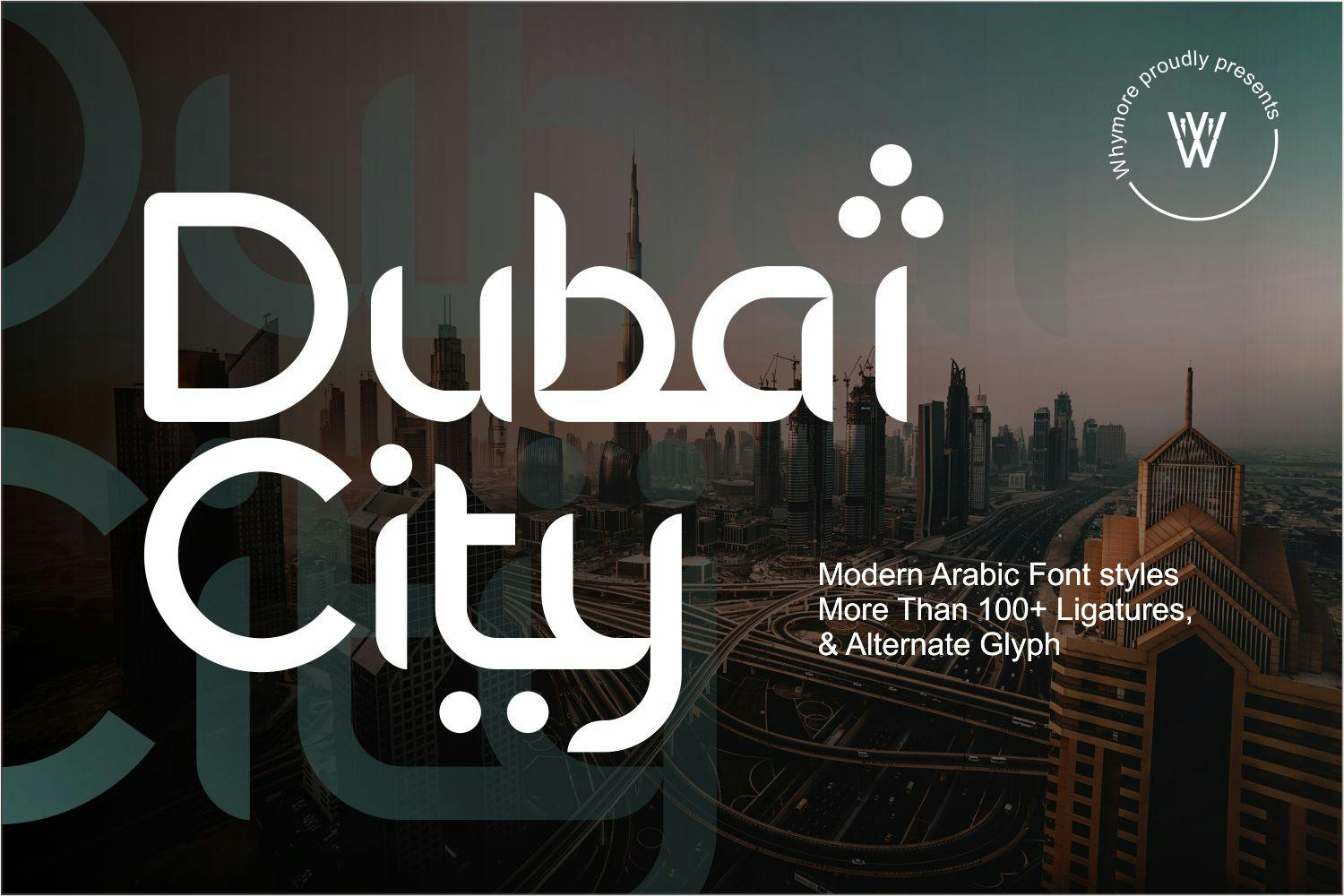 Imagen de portada de Dubai City | Arabic Font (fuente)