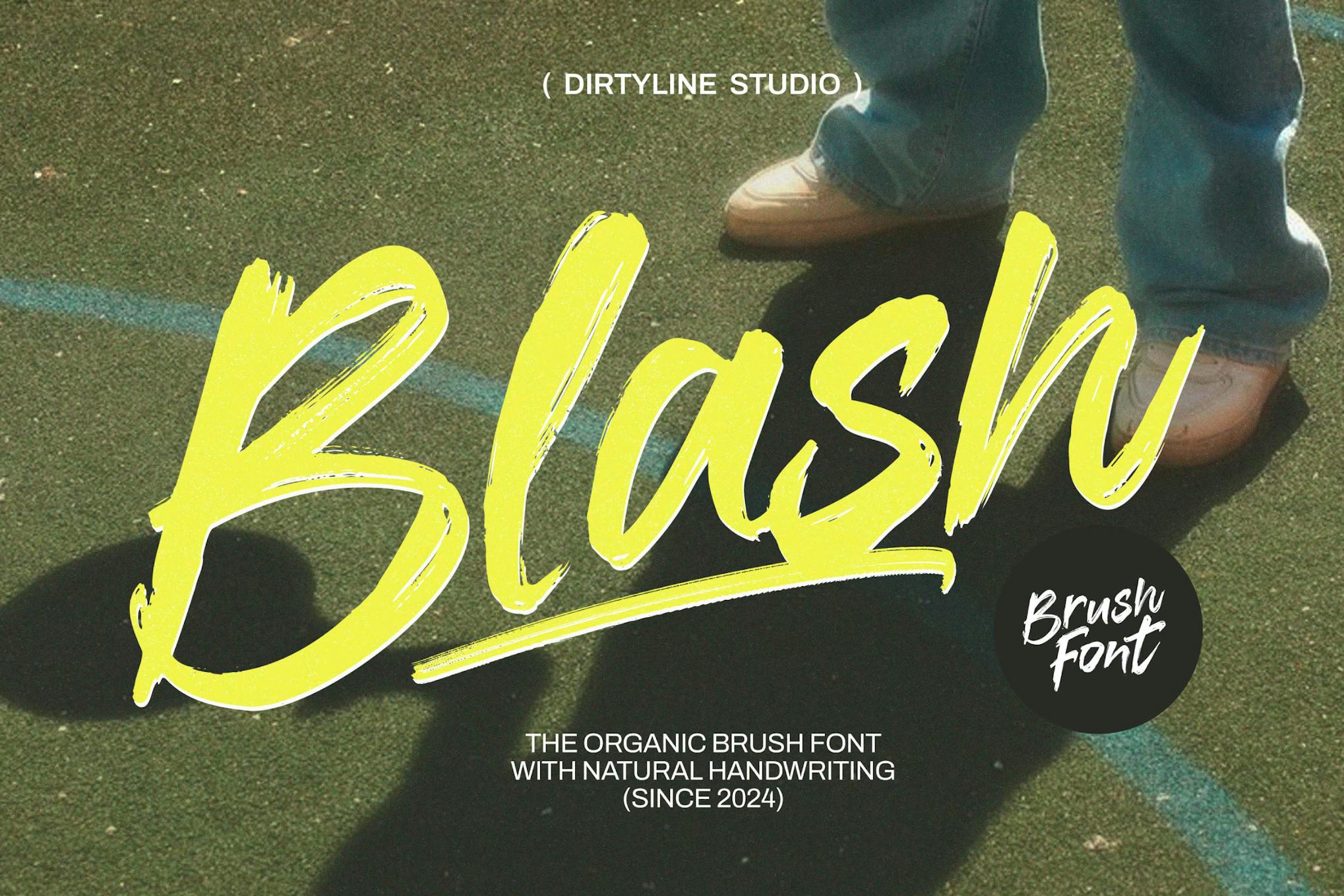 Imagen de portada de Dx Blash - Brush Font Lettering (fuente)