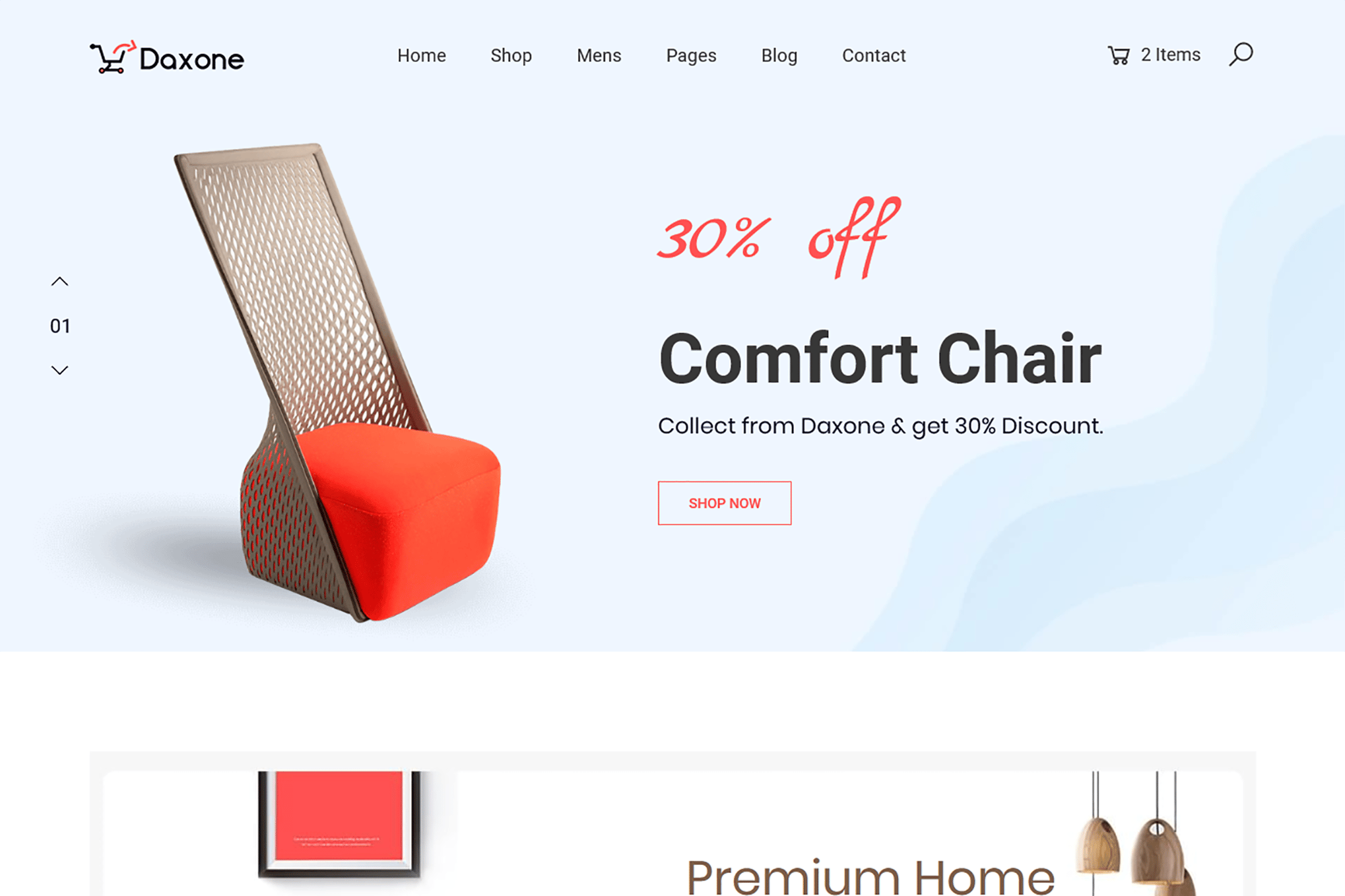 Imagen de portada de eCommerce HTML Template - Daxone (plantilla web)