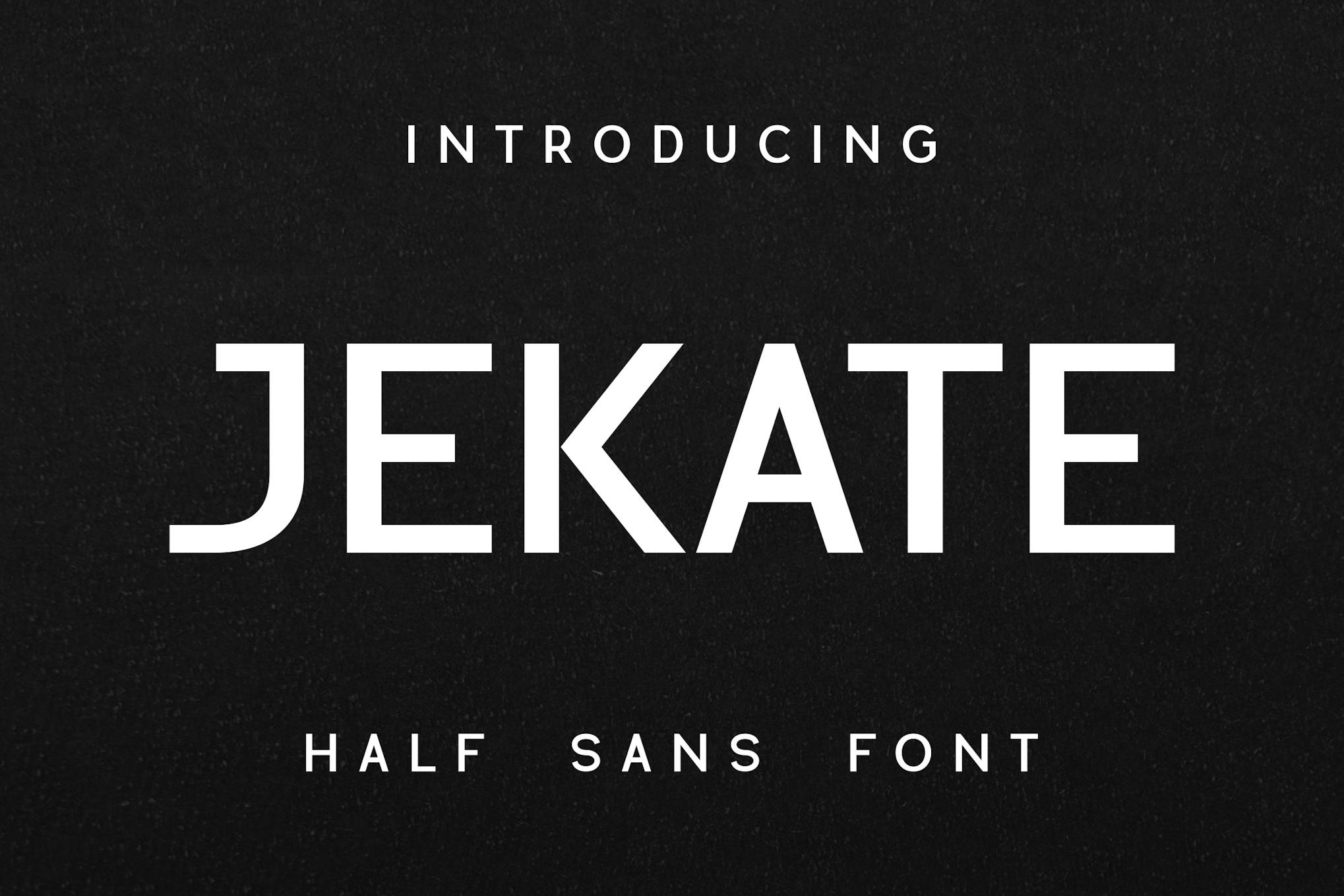 Imagen de portada de El Jekate Font (fuente)
