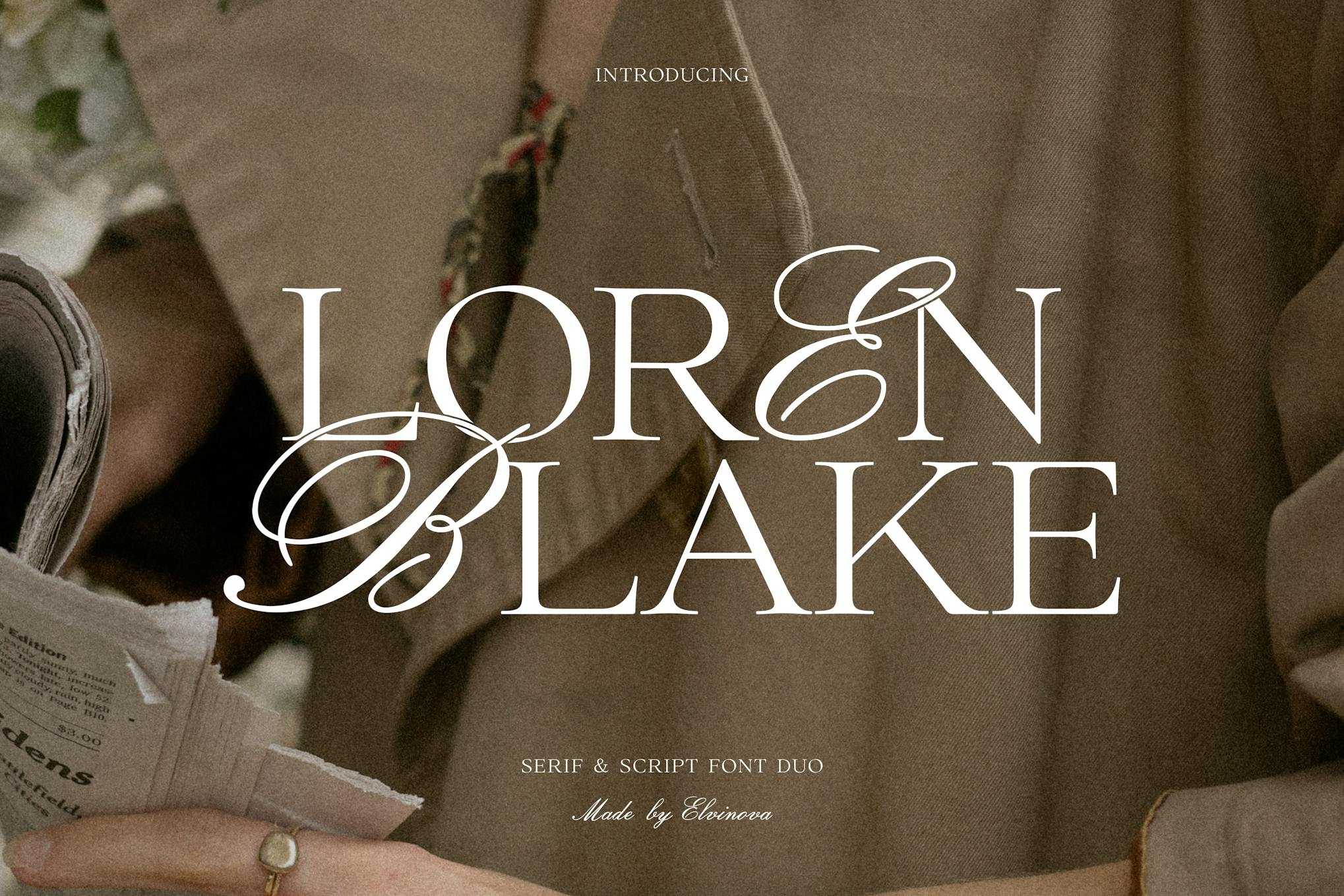 Imagen de portada de Elegant Serif & Script Font Duo (fuente)