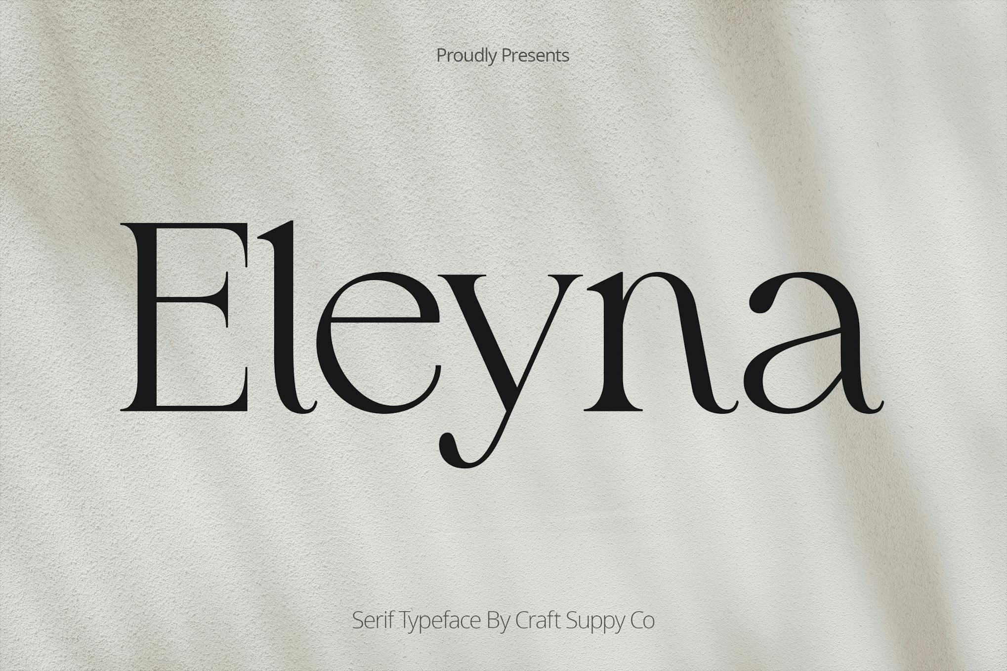 Imagen de portada de Eleyna – Feminine Serif (fuente)