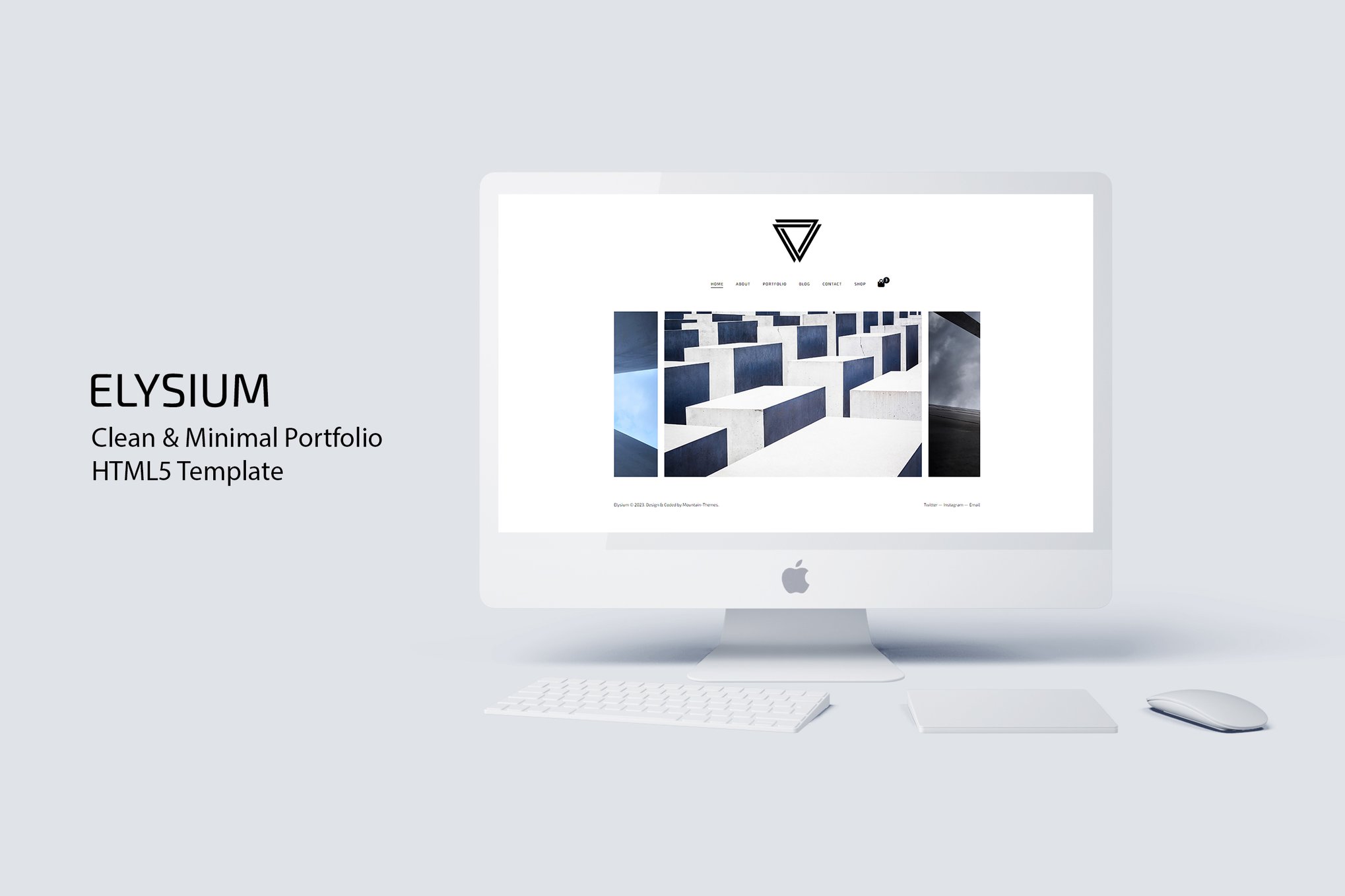 Imagen de portada de Elysium - Clean & Minimal Portfolio HTML5 Template (plantilla web)