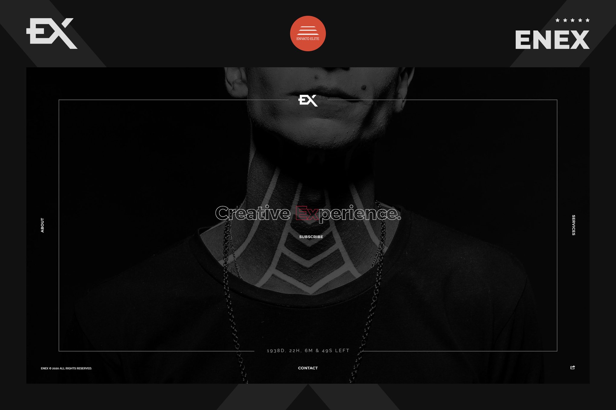 Imagen de portada de Enex - Under Construction Template (plantilla web)