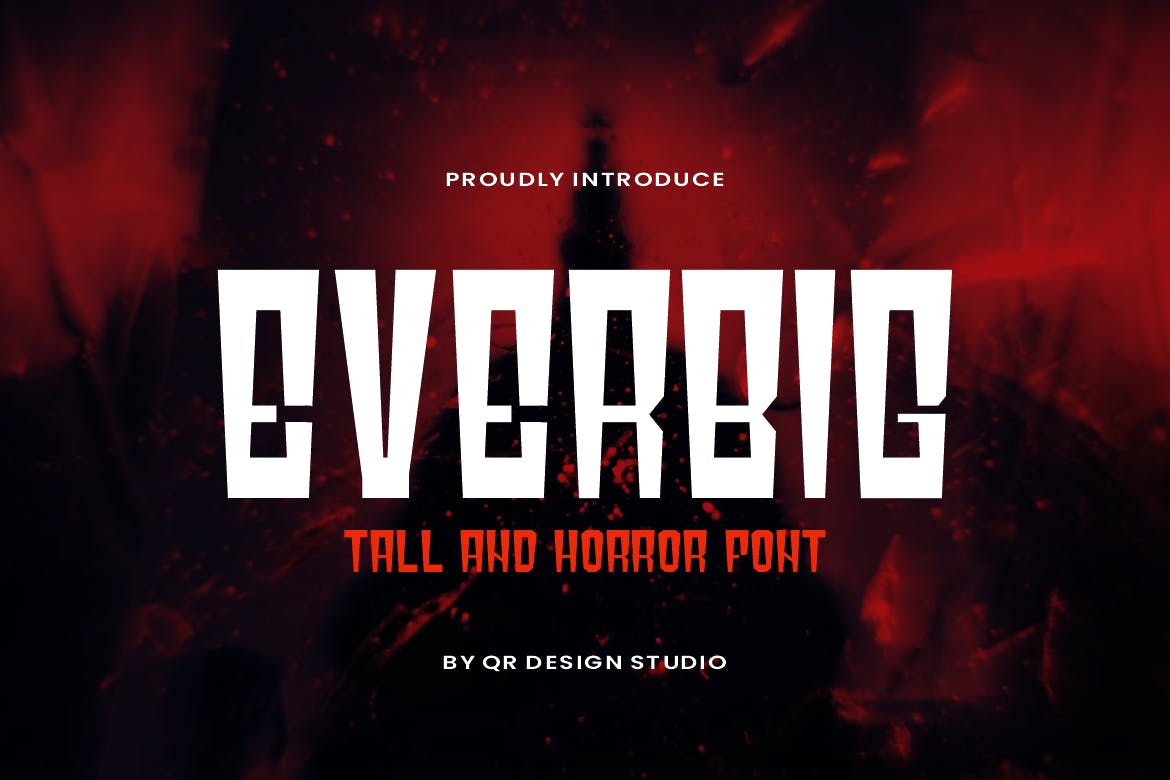 Imagen de portada de Everbig - Tall & Horror Font (fuente)