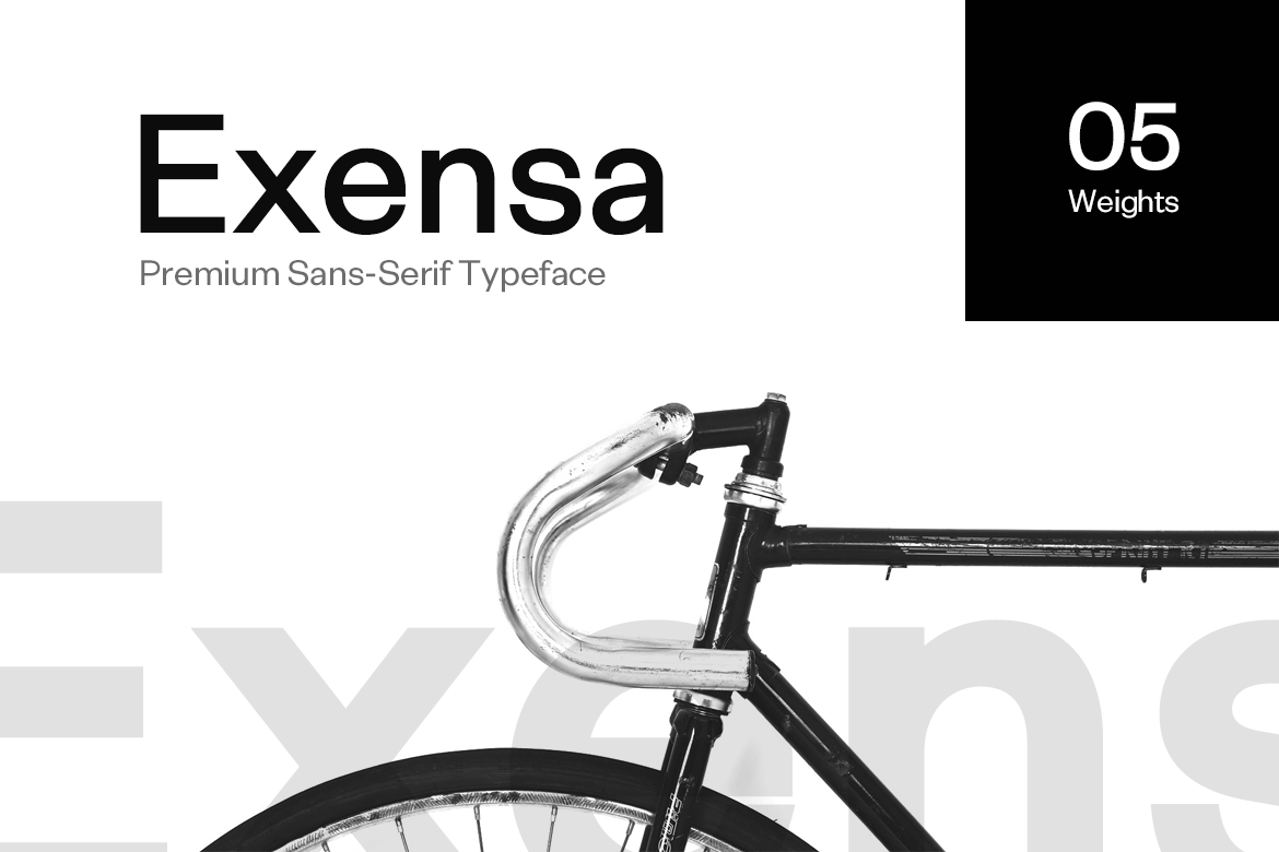 Imagen de portada de Exensa Grotesk - Sans Serif Typeface & Web Fonts (fuente)