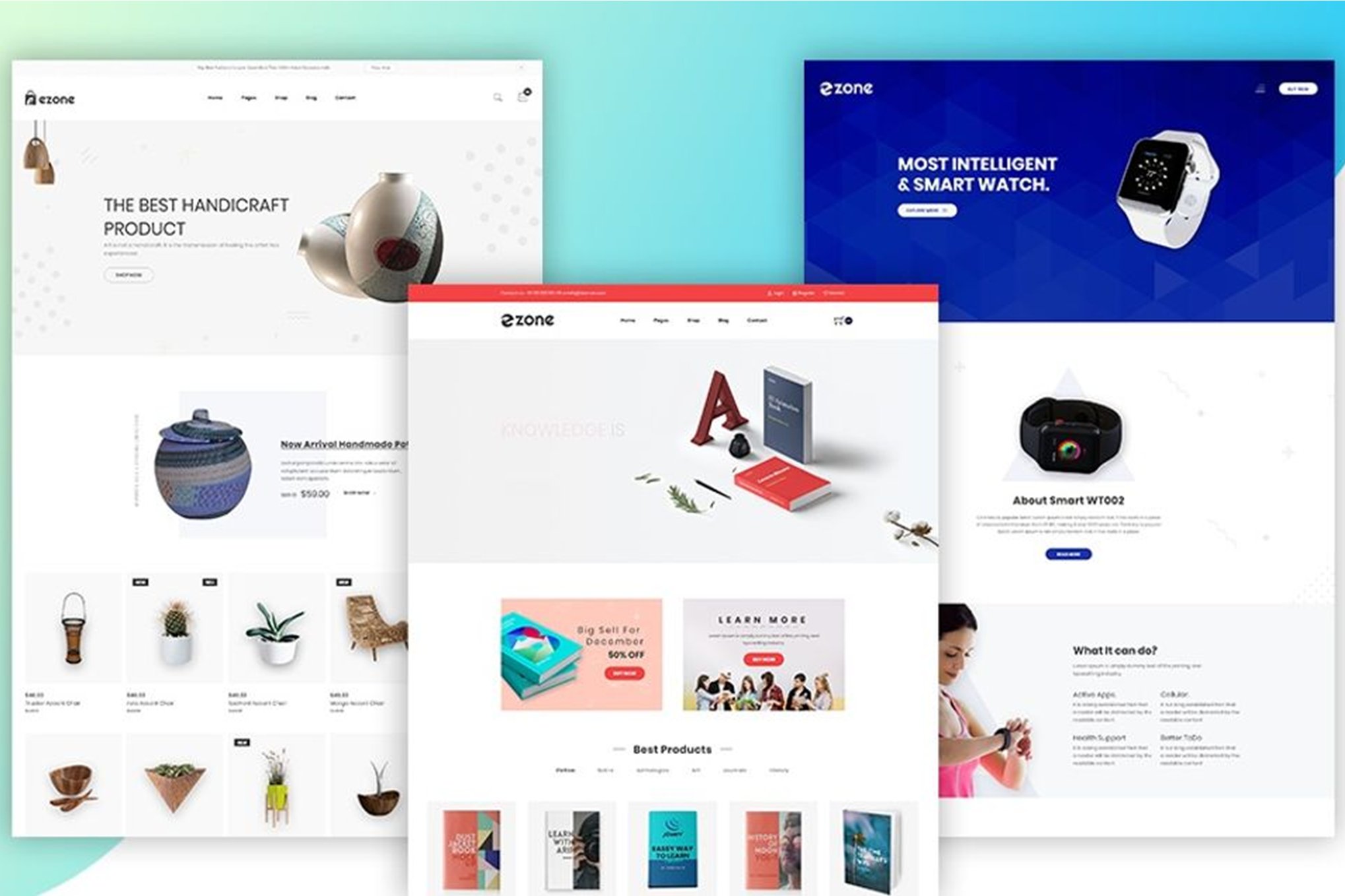 Imagen de portada de Ezone - Mega Shop eCommerce HTML Template (plantilla web)