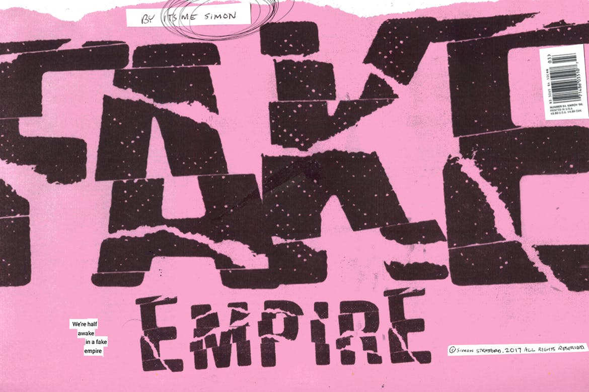 Imagen de portada de Fake Empire Font (fuente)