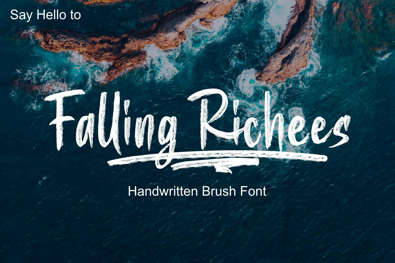 Imagen de portada de Falling Richees - authentic dry brush (fuente)
