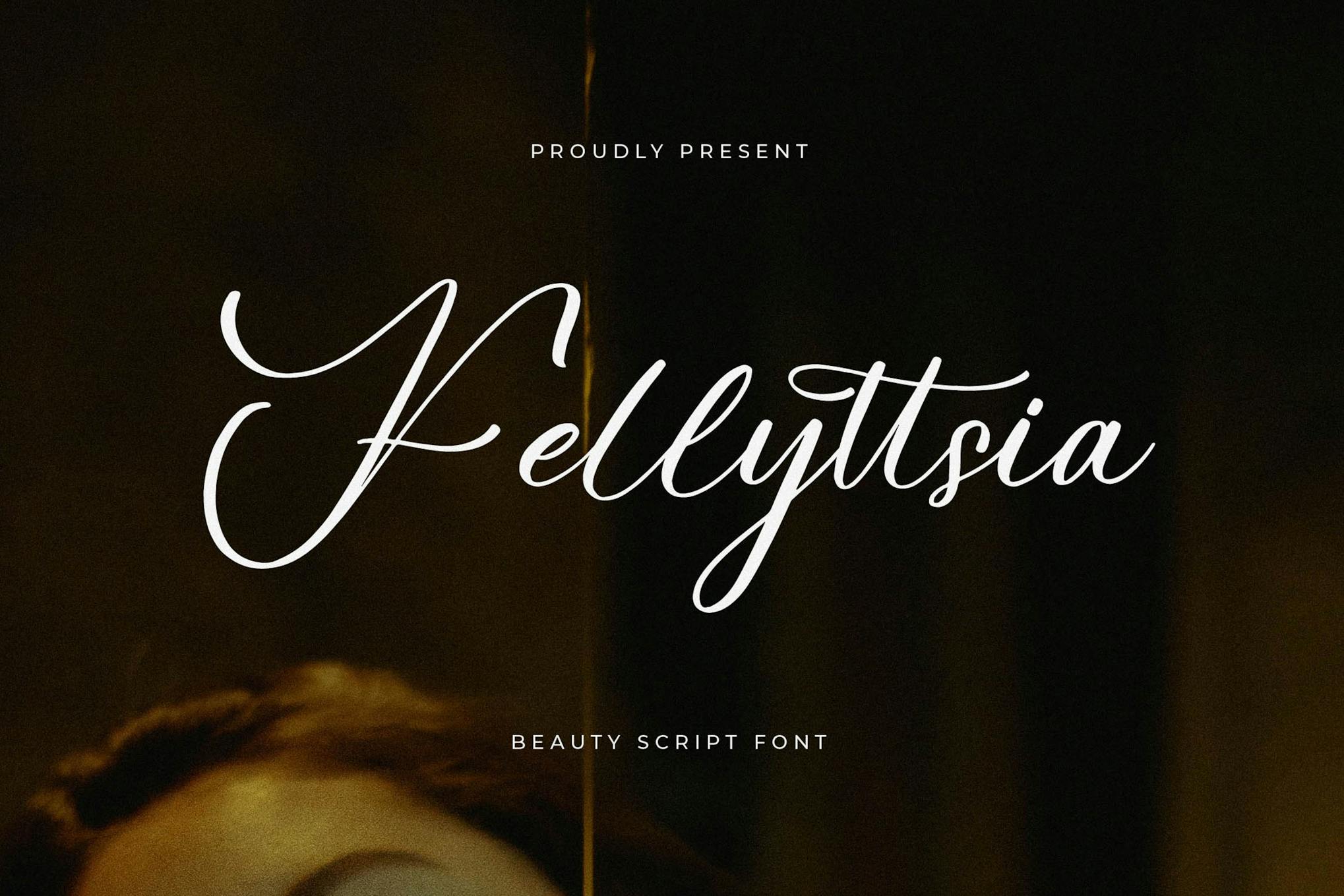 Imagen de portada de Fellyttsia Modern Script Font (fuente)