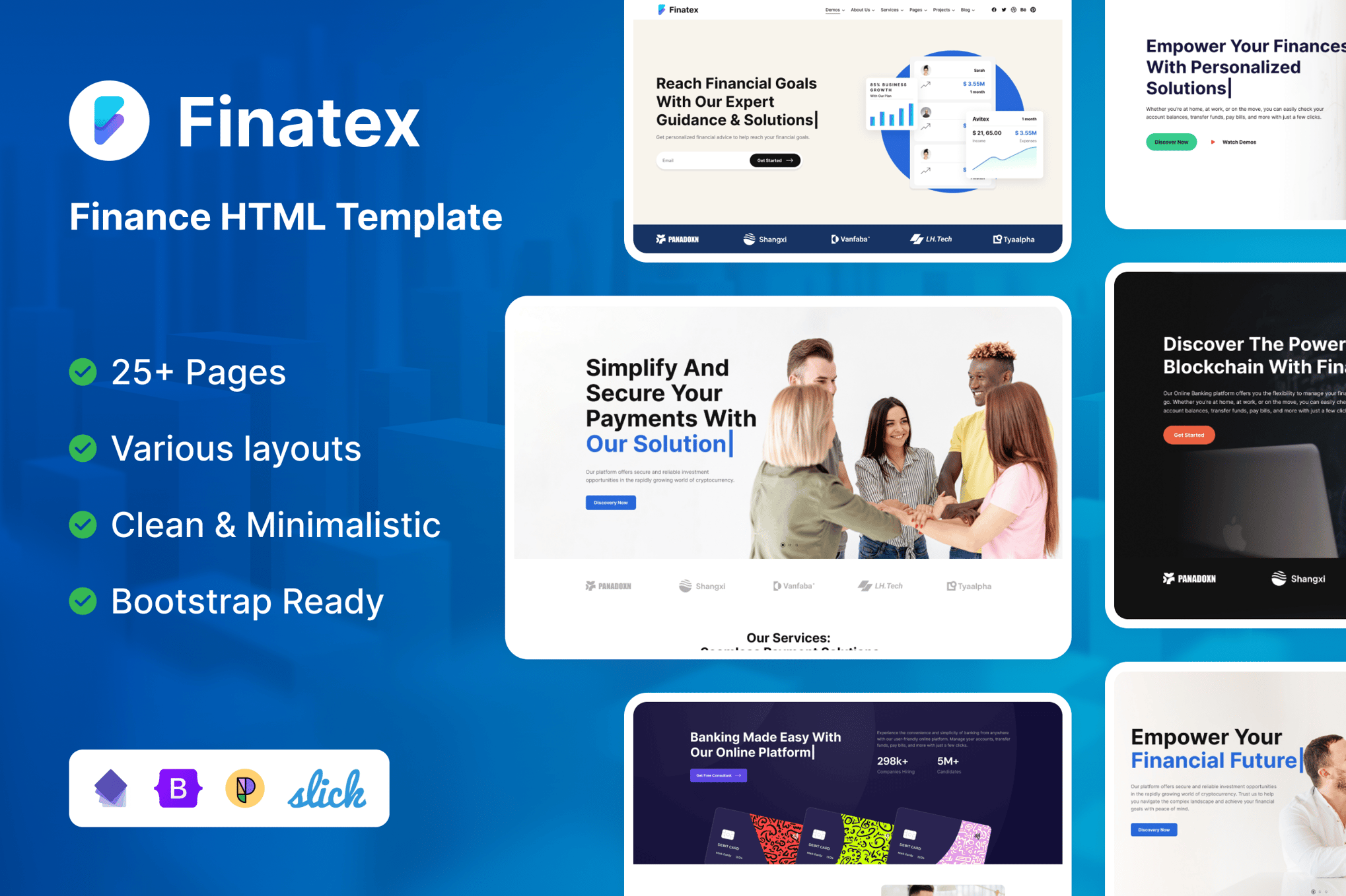 Imagen de portada de Finatex - Finance Consulting HTML Template (plantilla web)