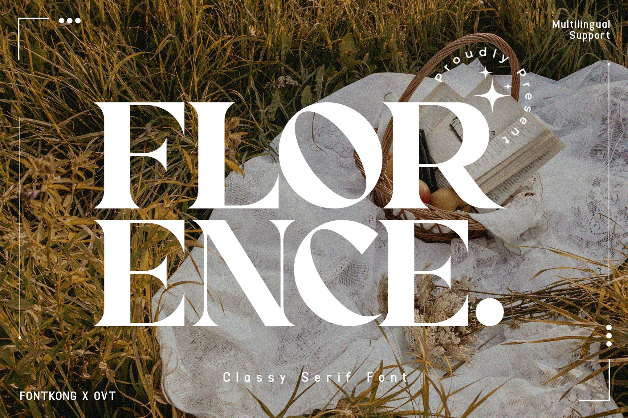 Imagen de portada de Florence - Classy Serif Font (fuente)