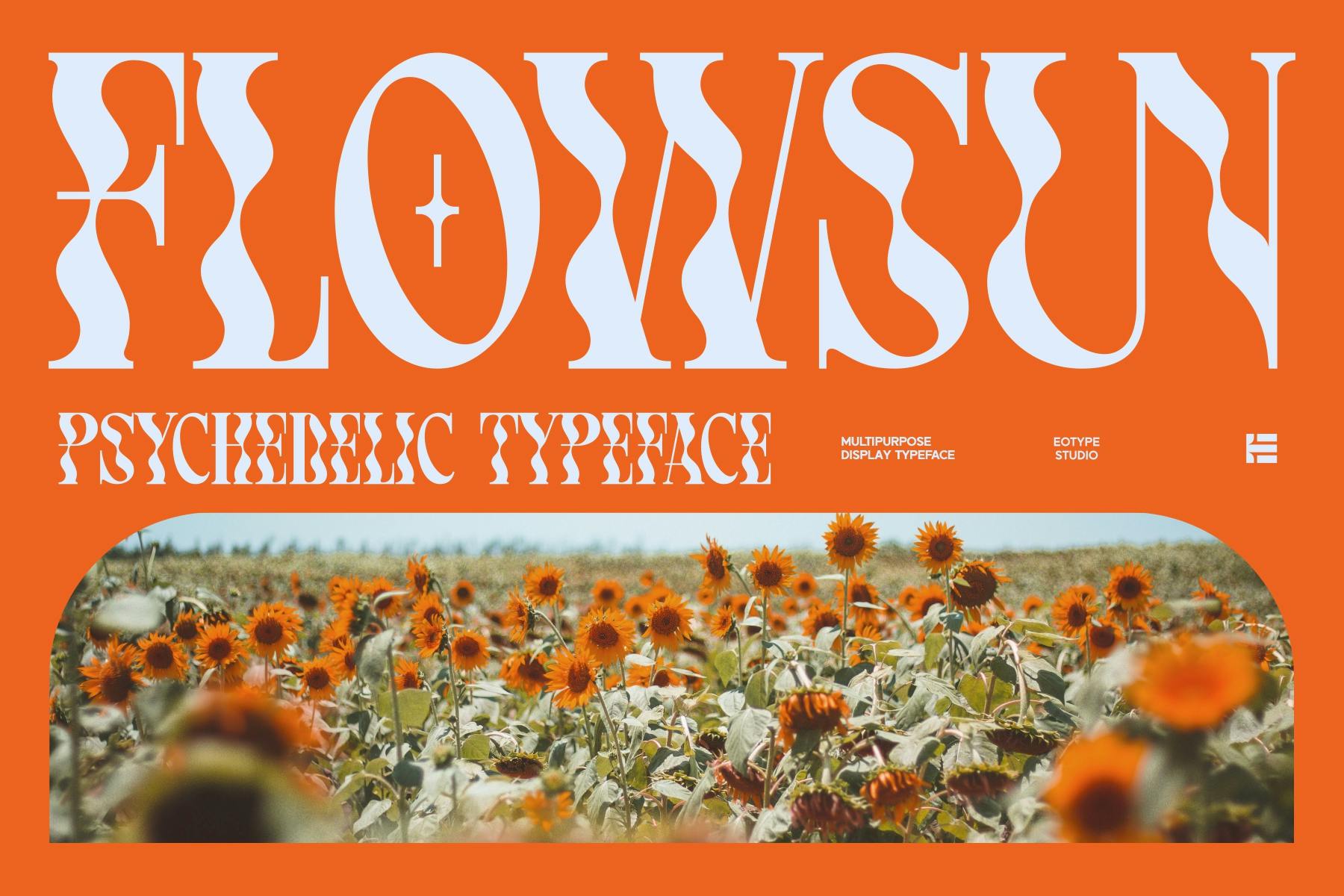 Imagen de portada de Flowsun | Psychchedelic Serif Font (fuente)