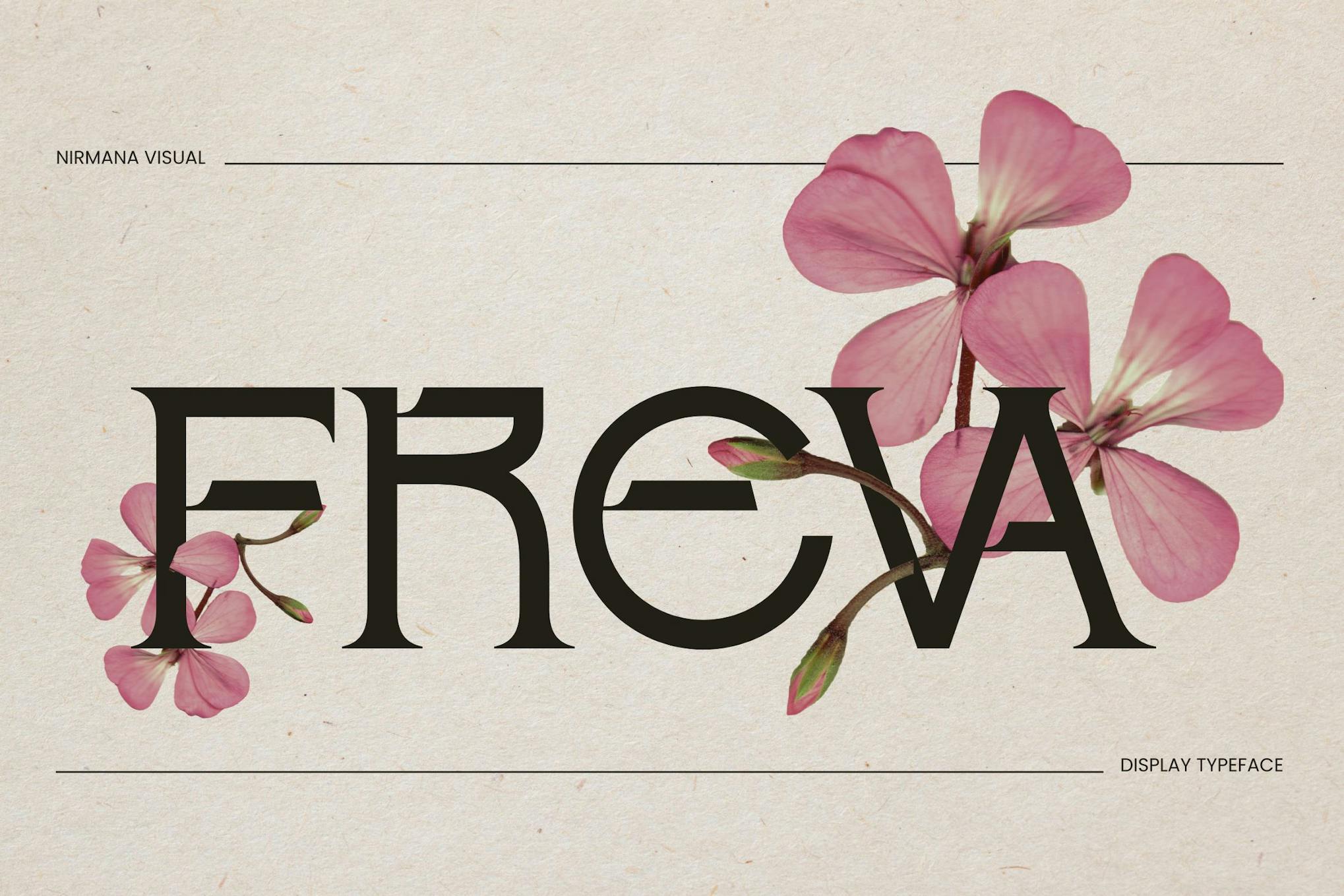 Imagen de portada de Freva - Modern Branding Logo Font (fuente)