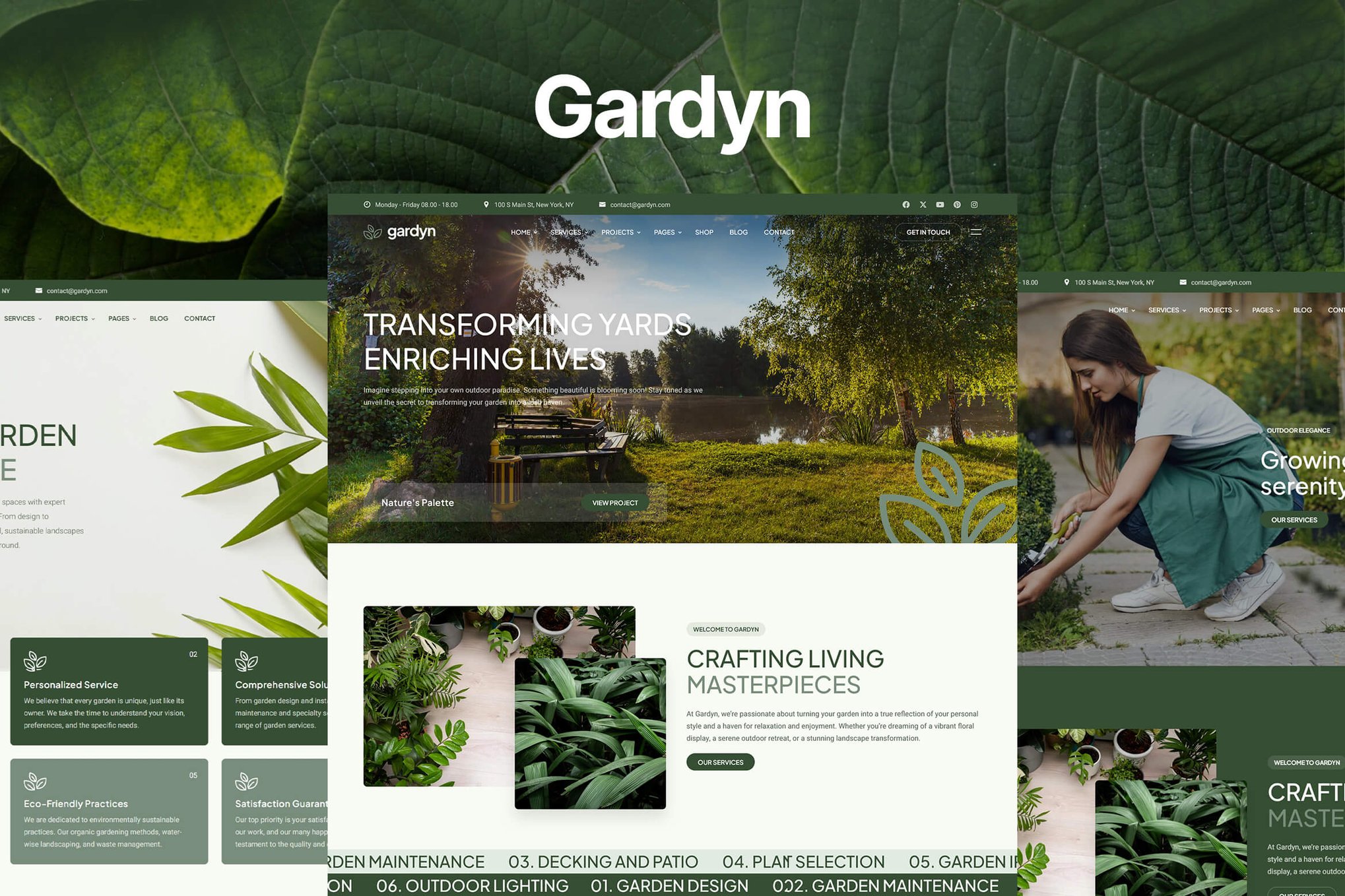 Imagen de portada de Garden and Landscape Bootstrap 5 Website Template (plantilla web)
