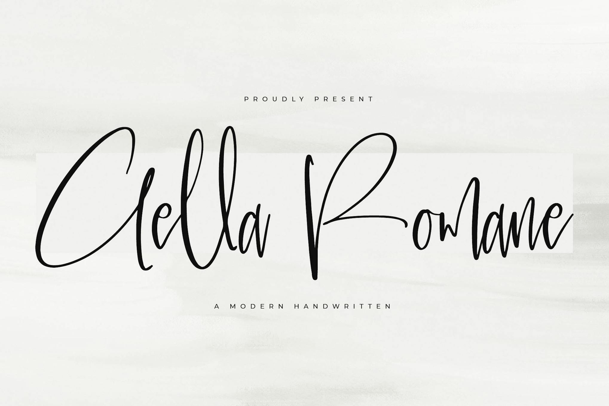 Imagen de portada de Gella Romane Modern Handwritten (fuente)