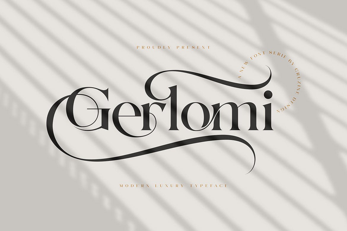 Imagen de portada de Gerlomi - Luxury Serif Font (fuente)