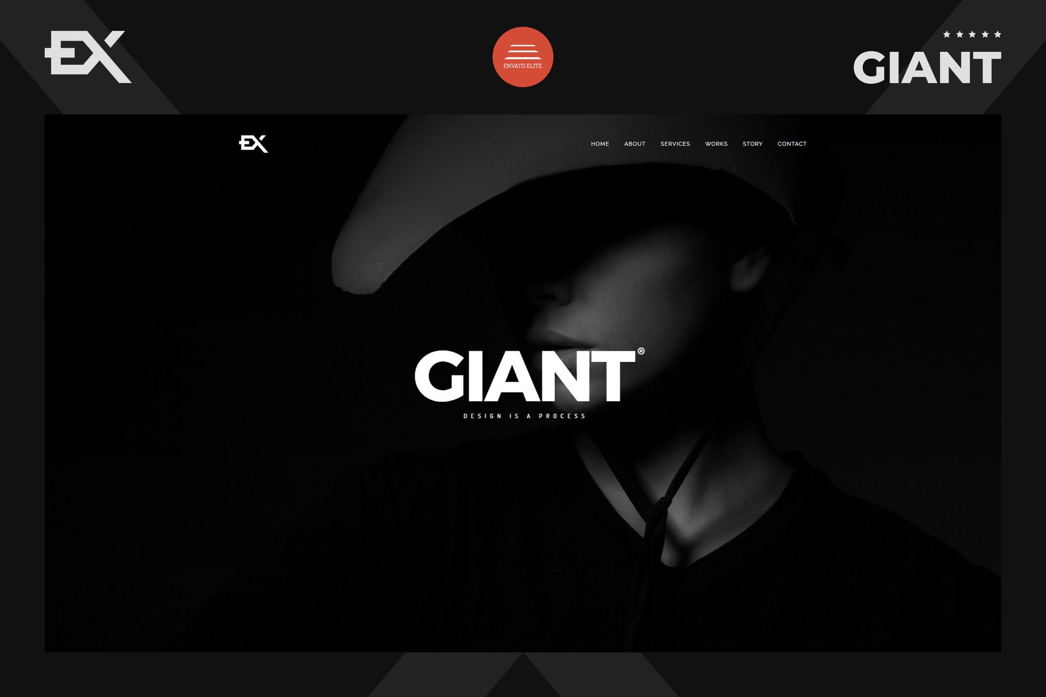 Imagen de portada de Giant - Responsive Coming Soon Page (plantilla web)