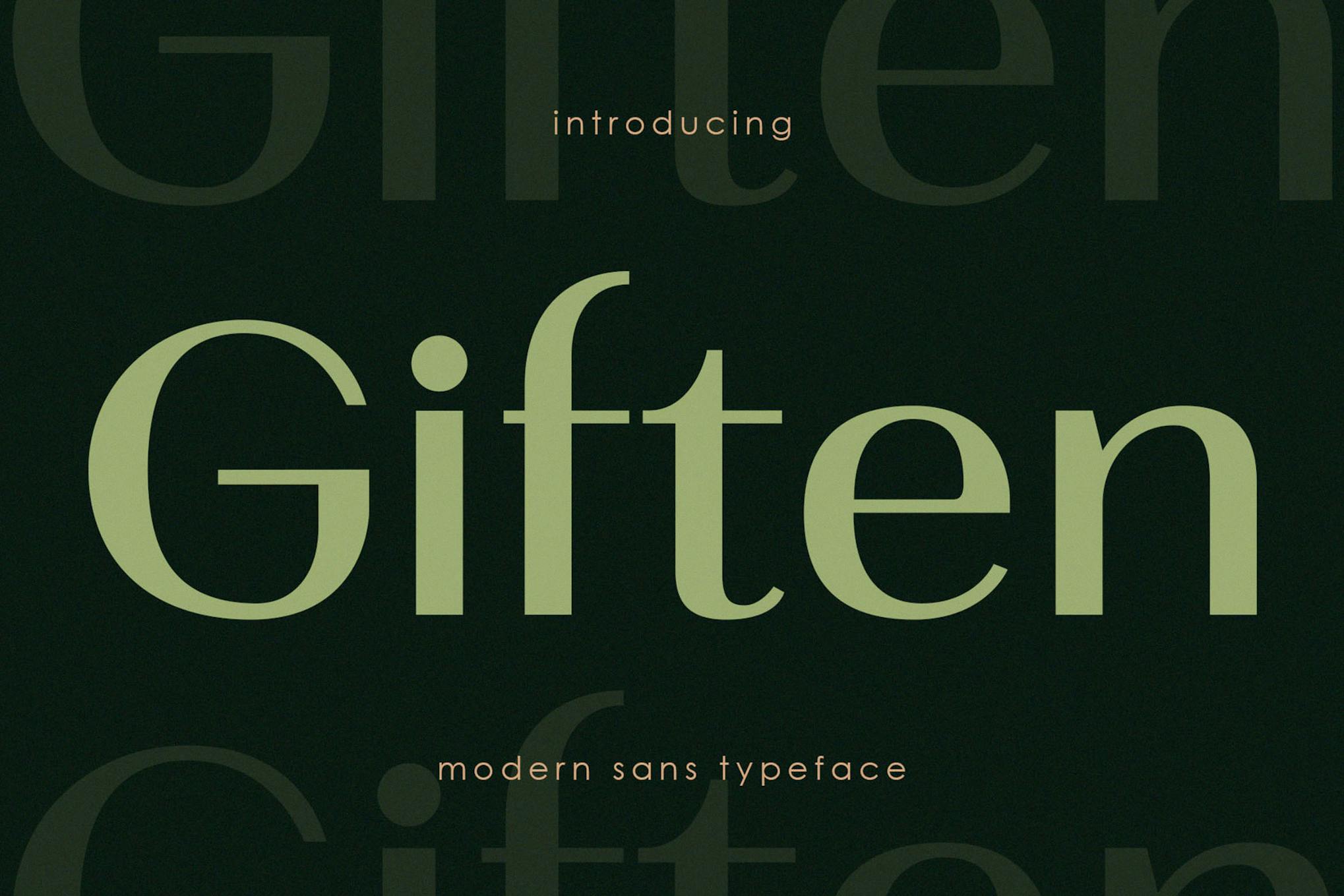 Imagen de portada de Giften neat future font (fuente)