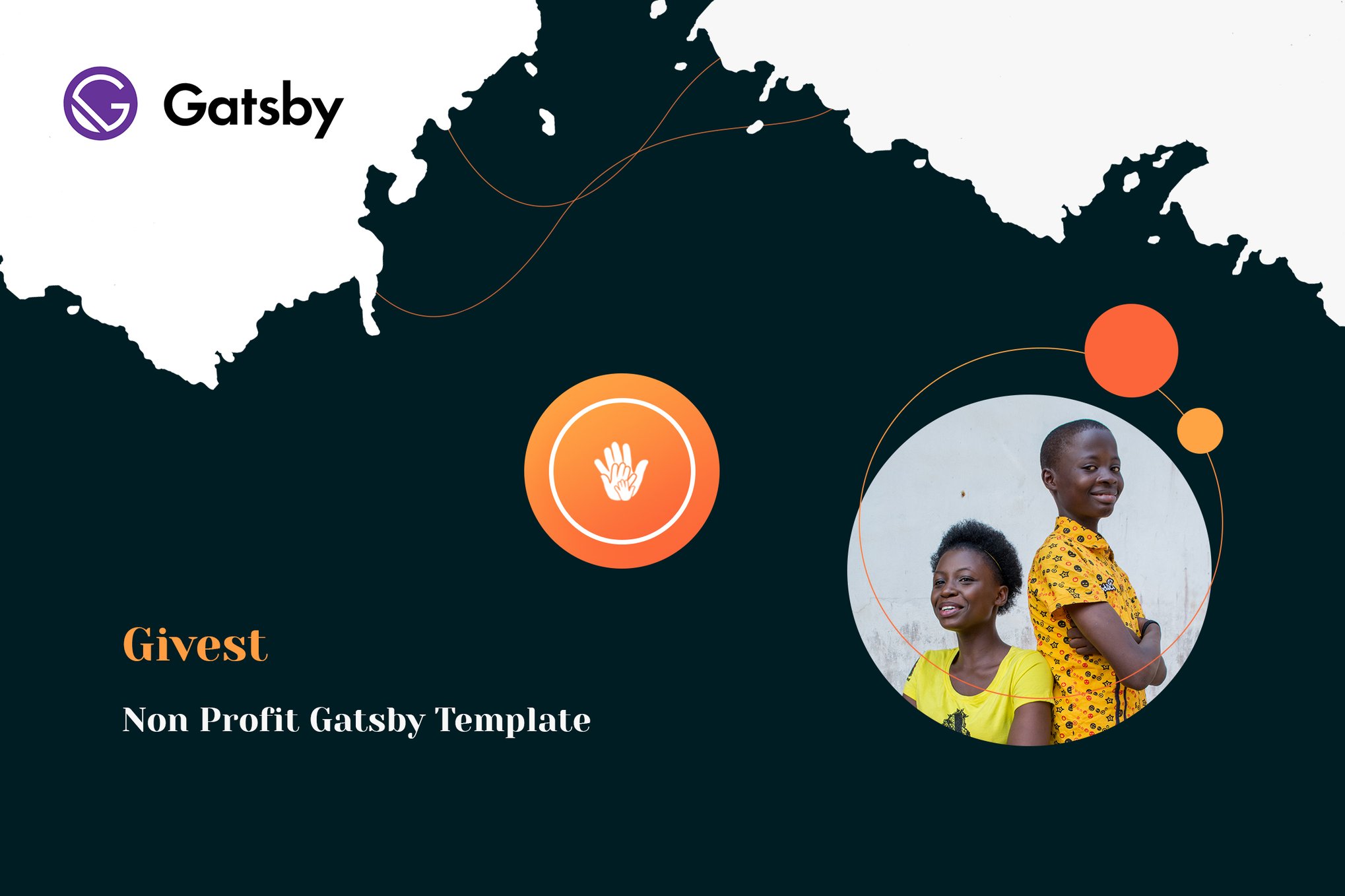 Imagen de portada de Givest - Non Profit Gatsby Template (plantilla web)