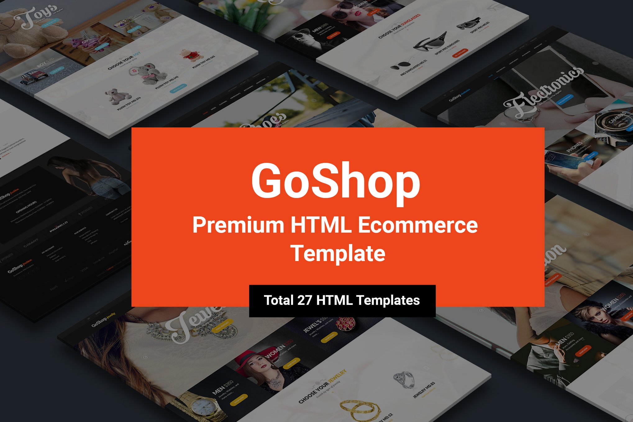 Imagen de portada de GoShop - Premium HTML Ecommerce Template (plantilla web)