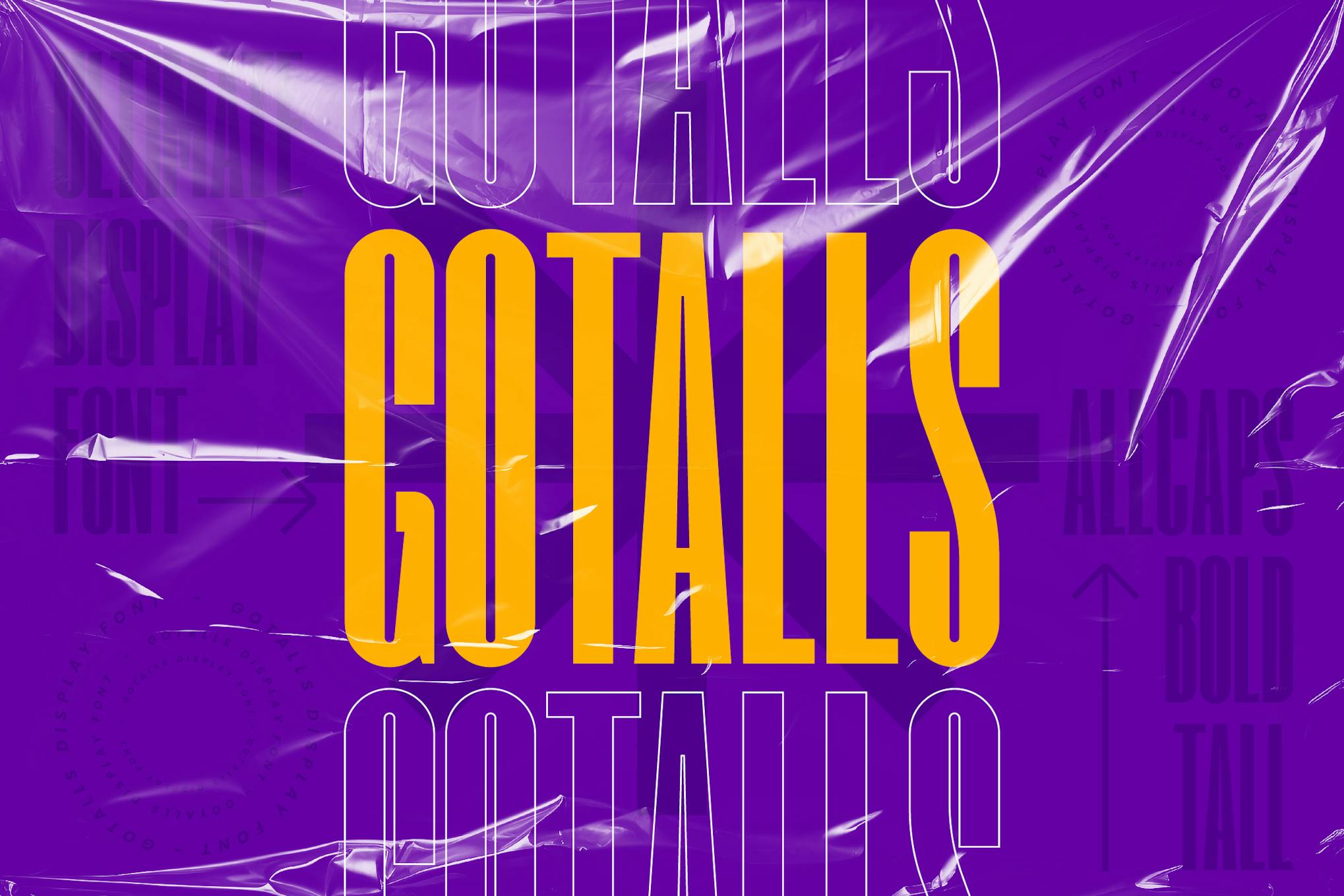 Imagen de portada de Gotalls - Sport Display Tall Font (fuente)