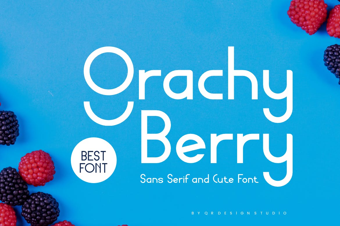 Imagen de portada de Grachy Berry Font (fuente)