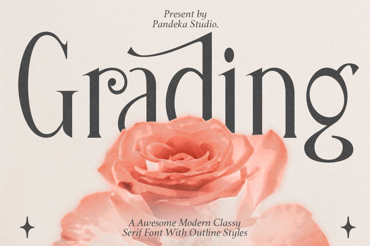Imagen de portada de Grading - Modern Elegant Serif (fuente)