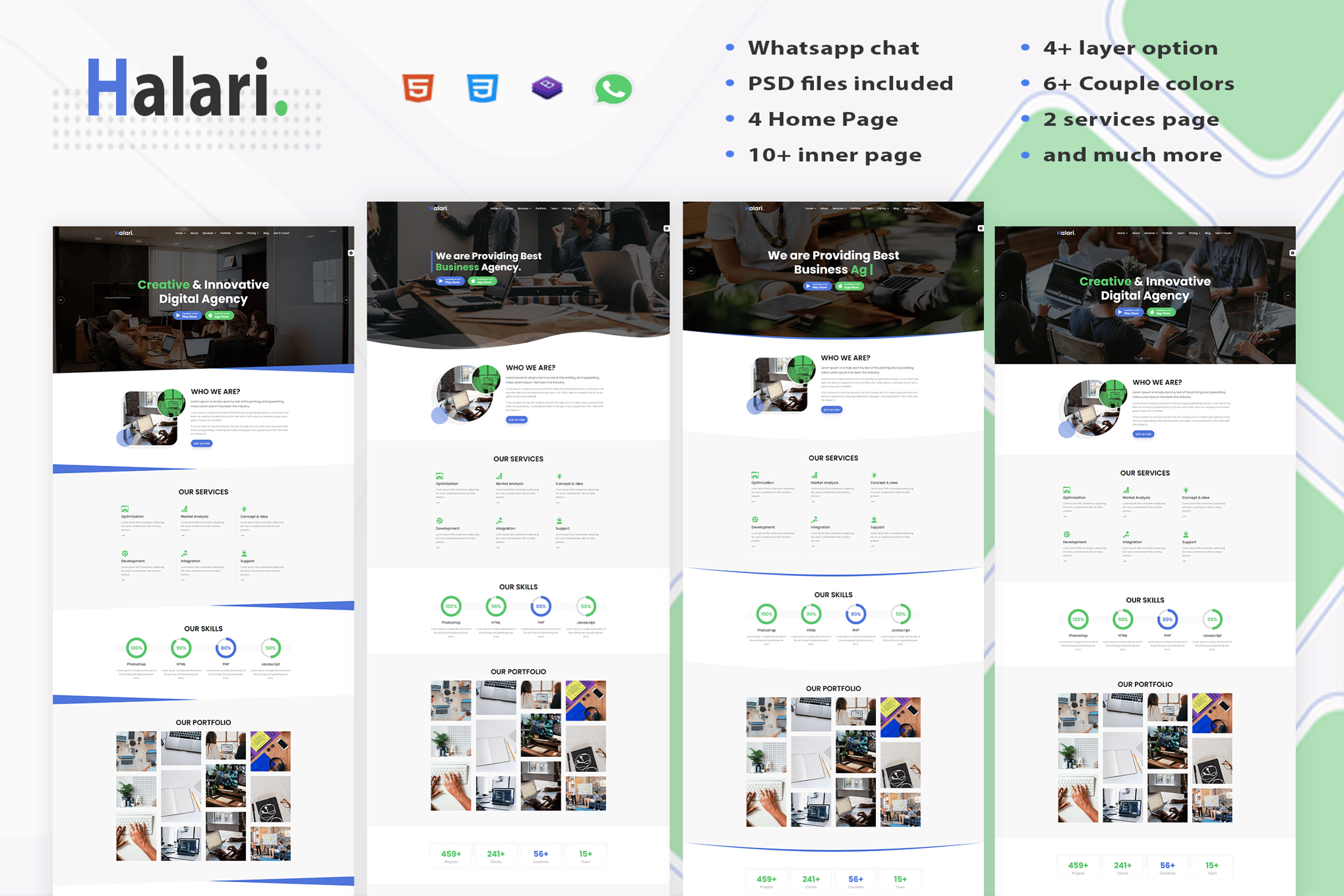 Imagen de portada de Halari – Software & IT Solution HTML Template (plantilla web)