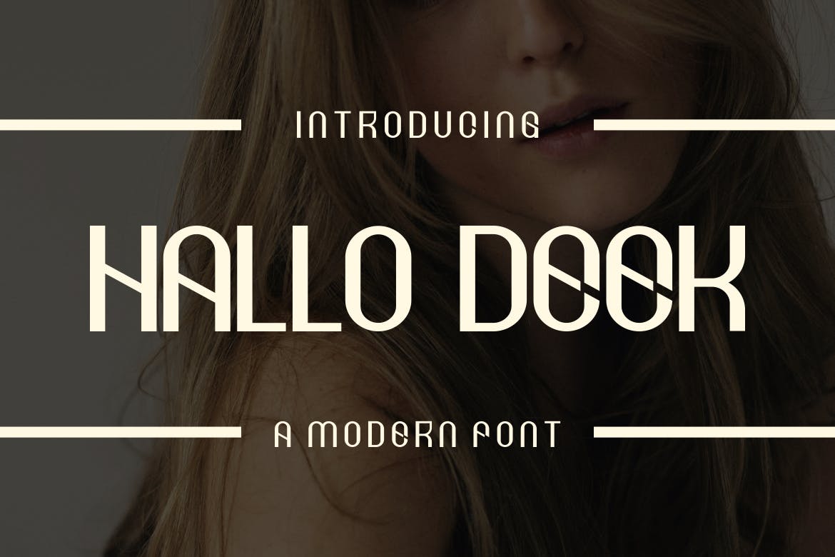 Imagen de portada de Hallo Deek Font (fuente)