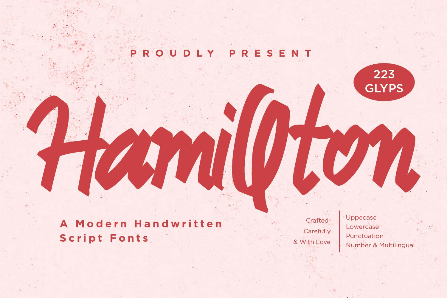 Imagen de portada de Hamillton - Handwritten Script fonts (fuente)
