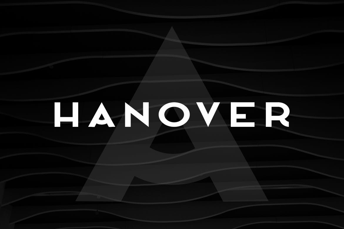 Imagen de portada de HANOVER - Minimal & Stylish Display Typeface (fuente)