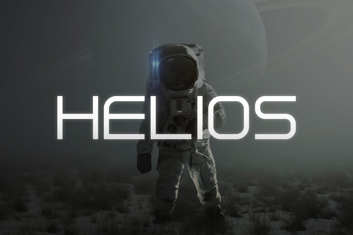 Imagen de portada de Helios Typeface (fuente)