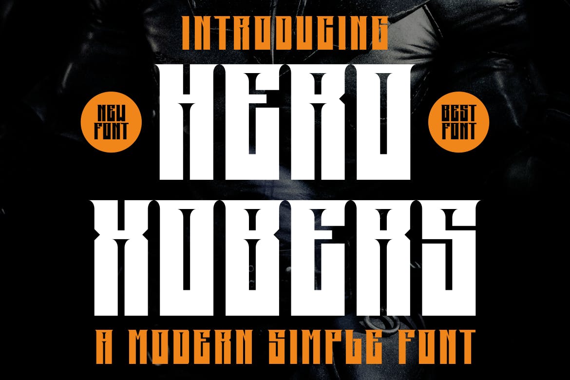 Imagen de portada de Hero Xobers Font (fuente)