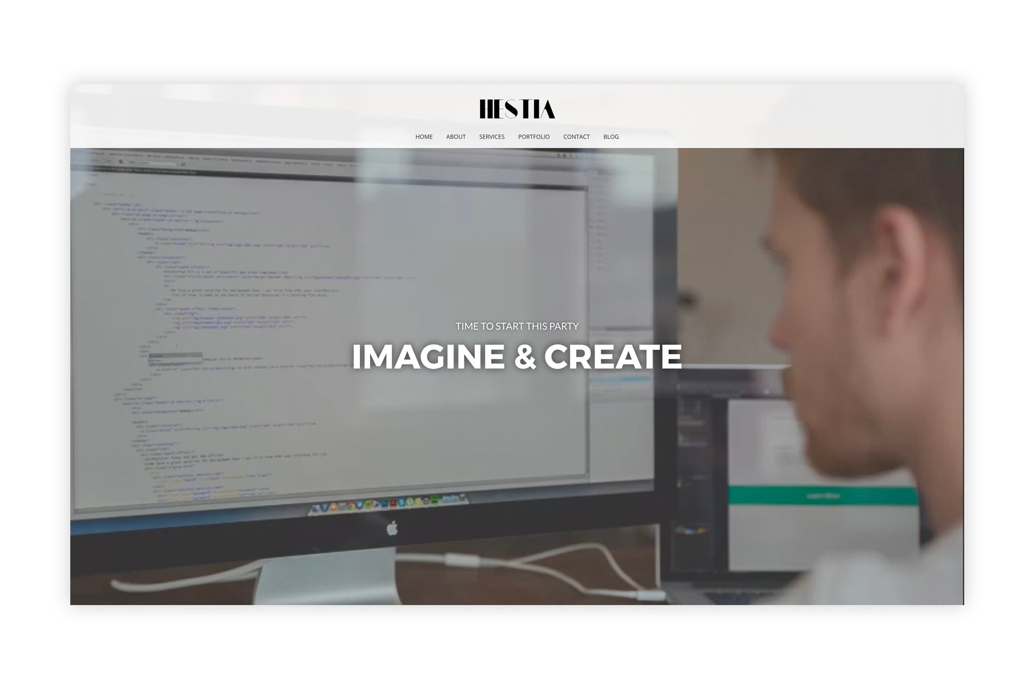 Imagen de portada de Hestia - Responsive Unique HTML5 Template (plantilla web)