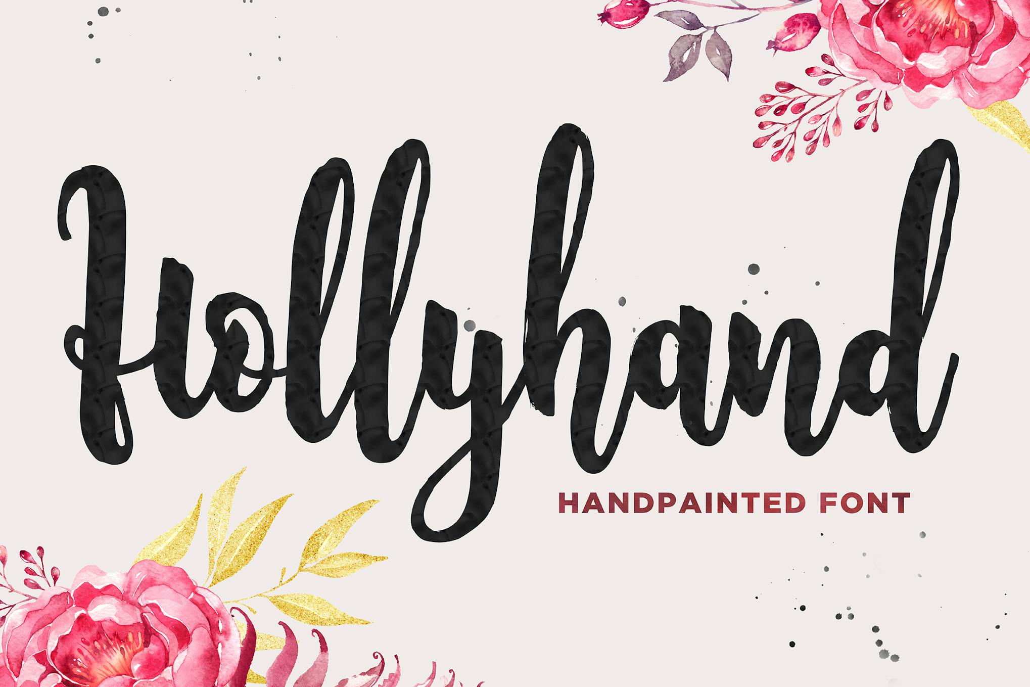 Imagen de portada de Holyhand Script (fuente)