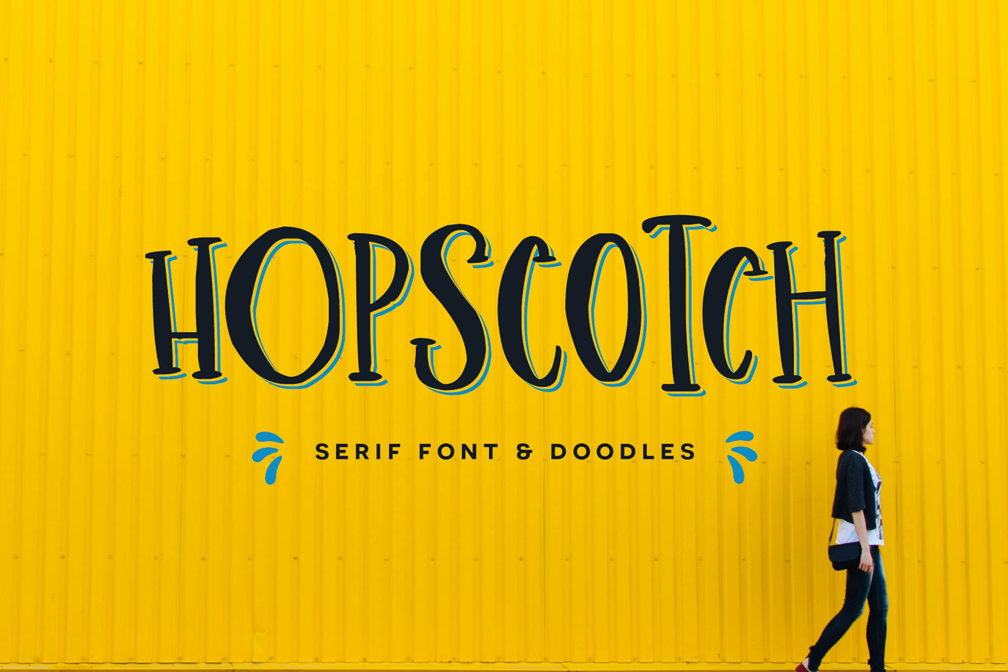 Imagen de portada de Hopscotch Font (fuente)