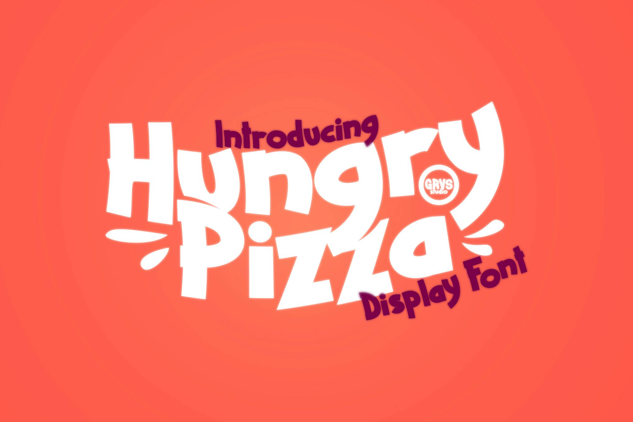 Imagen de portada de Hungry Pizza Display Font (fuente)