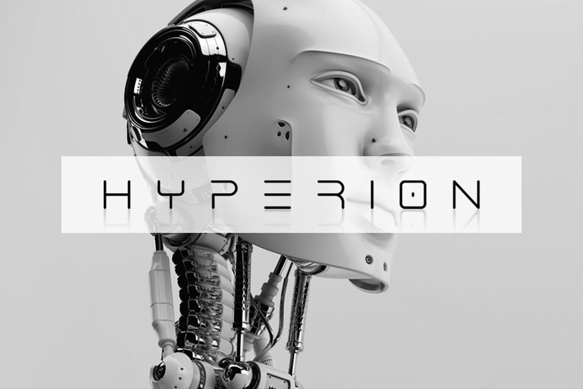 Imagen de portada de Hyperion Typeface (fuente)